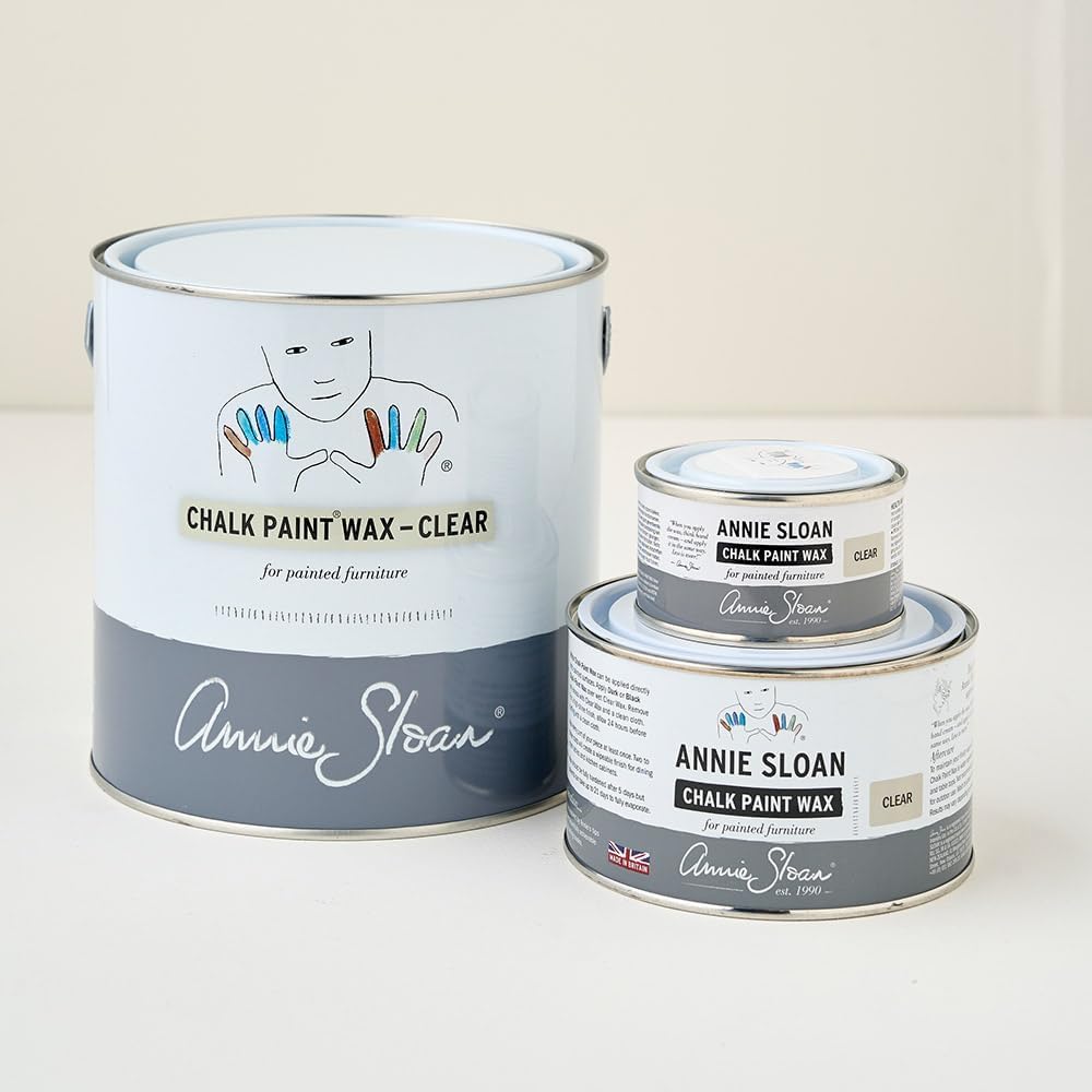 Annie Sloan Chalk Paint® Clear Wax (120 mL) - Furniture Finishing Wax for Wood, Metal & Chalk Paint - Perfect for Sealing, Protecting & Adding Shine to DIY Projects