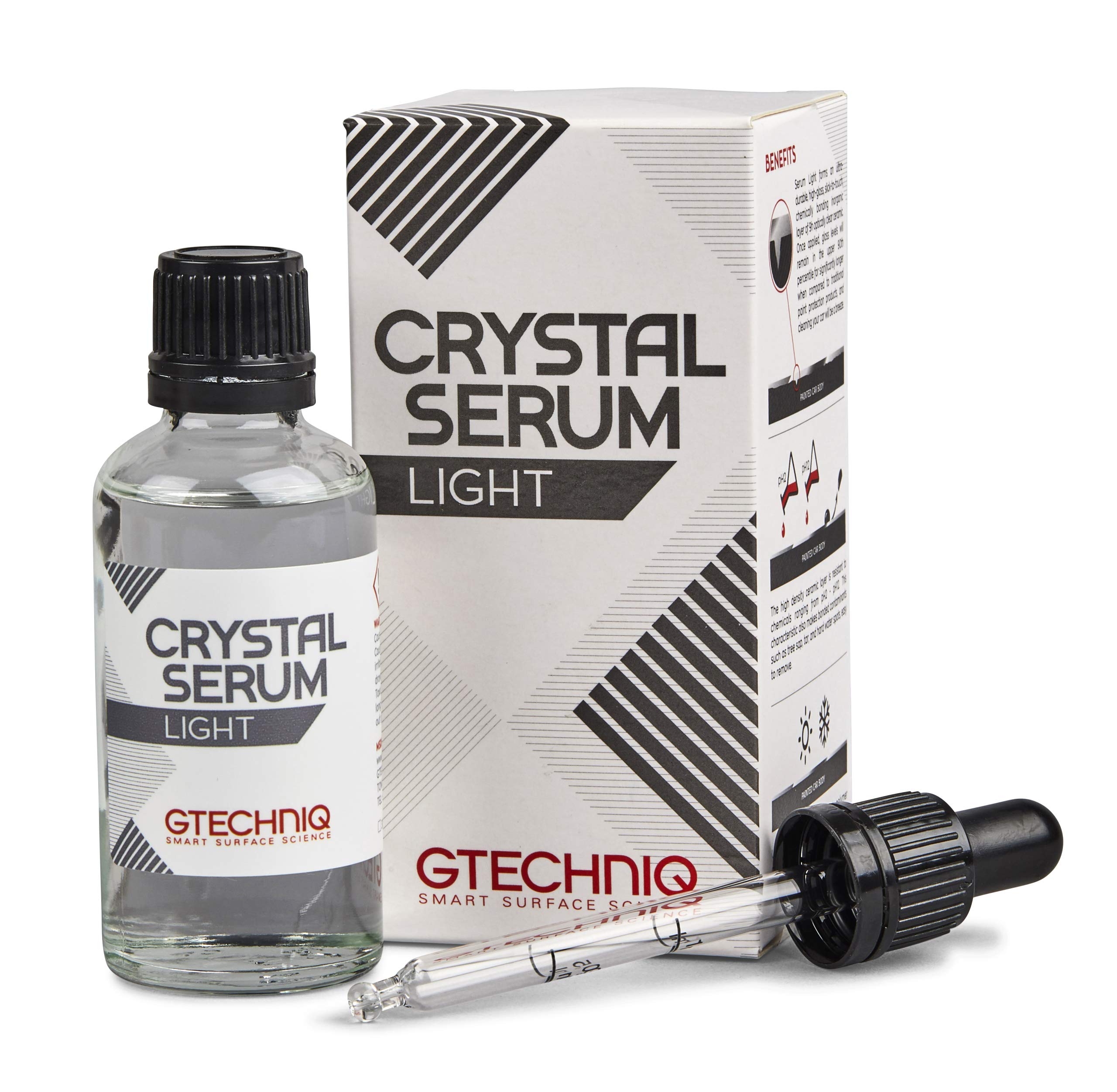 Gtechniq CSL Crystal Serum Light Ceramic Coating - 30ml | Ultimate Paint Protection, High Gloss Finish, Scratch & Chemical Resistant | Perfect for Car Detailing, Showroom Shine & Long-Term Vehicle Protection