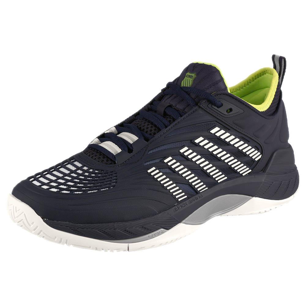 K Swiss Men's Hypercourt Supreme 2 Tennis Shoes - Peacoat/White - Lightweight & Durable Court Sneakers for Men - Perfect for Tennis, Pickleball & Casual Wear