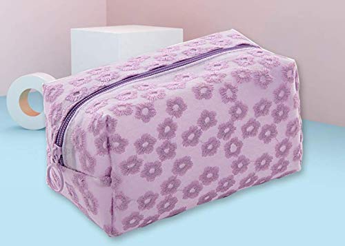 2-Pack Fashionable Multi-Functional Bags - Waterproof Makeup Organizer, Cosmetic Pouch & Travel Toiletry Bag (Pink/Purple) - Perfect for Travel, Gym & Daily Essentials Storage