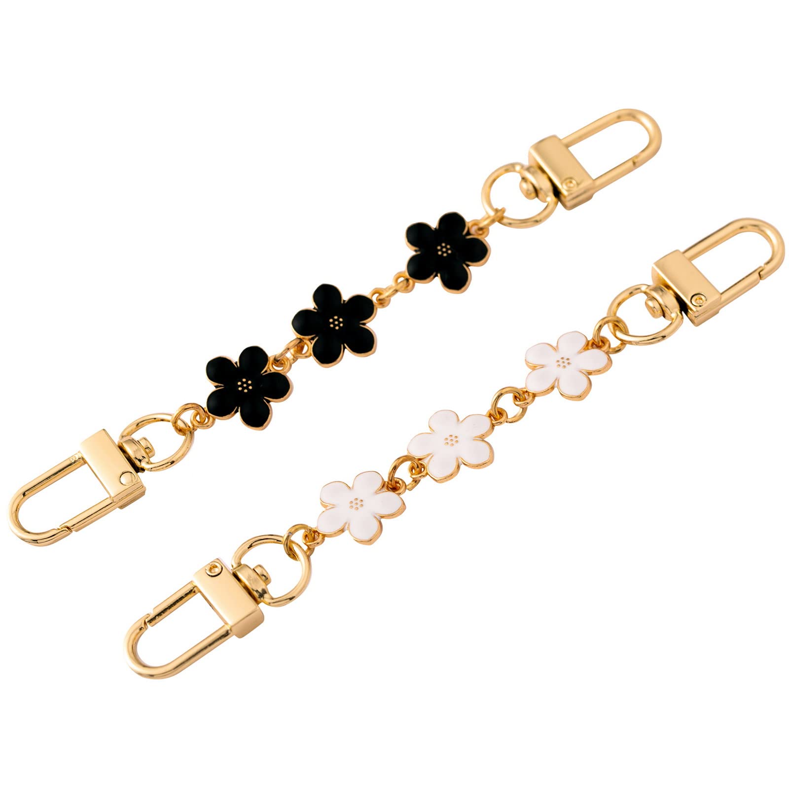 2 Pack Purse Strap Extenders - 5 Inch Shoulder Bag Chain Extensions for Crossbody Handbags | Adjustable Replacement Straps for Comfortable Wear (Office, Travel, Shopping)