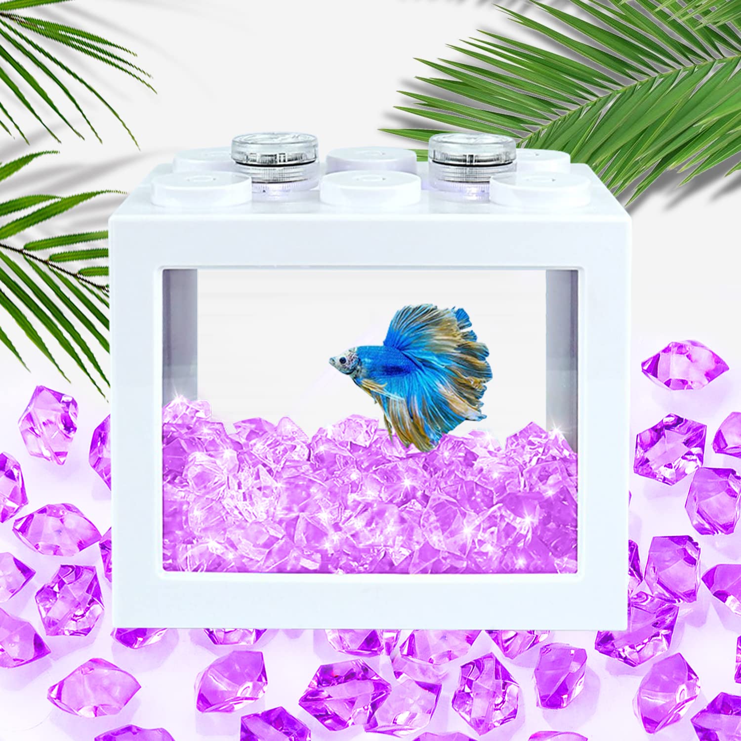 150 Pcs Acrylic Fake Crushed Ice Rocks - Reddish Purple Plastic Ice Cube Gems for Vase Fillers, Wedding Centerpieces, Home Decor & Craft Displays | DIY Diamond Decoration & Party Table Scatter