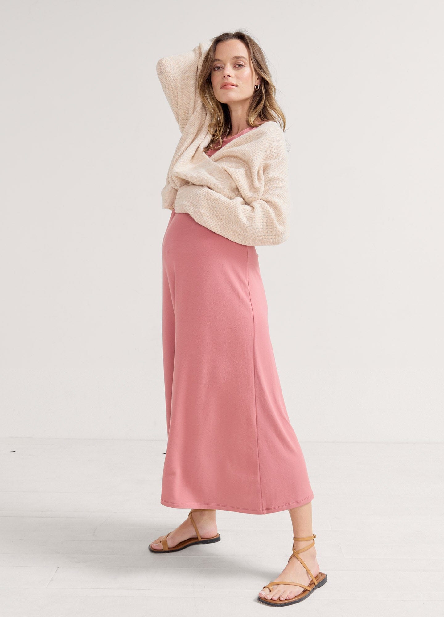 The Jamie Dress 4 - Women's Floral Summer Midi Dress with Short Sleeves, Comfortable & Stylish for Casual Outings, Beach Vacations and Date Nights