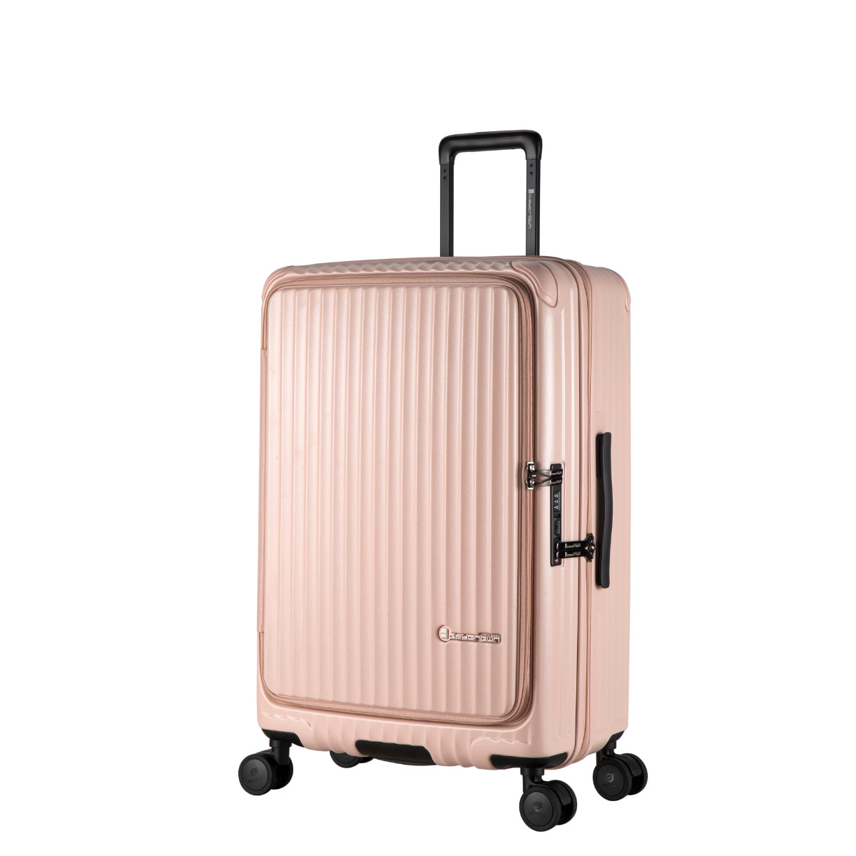 Daycrown 7828 Hinomoto Shock-Absorbing Wheels PC Expandable Front & Middle Opening Luggage - Perfect for Travel, Business Trips & Vacations
