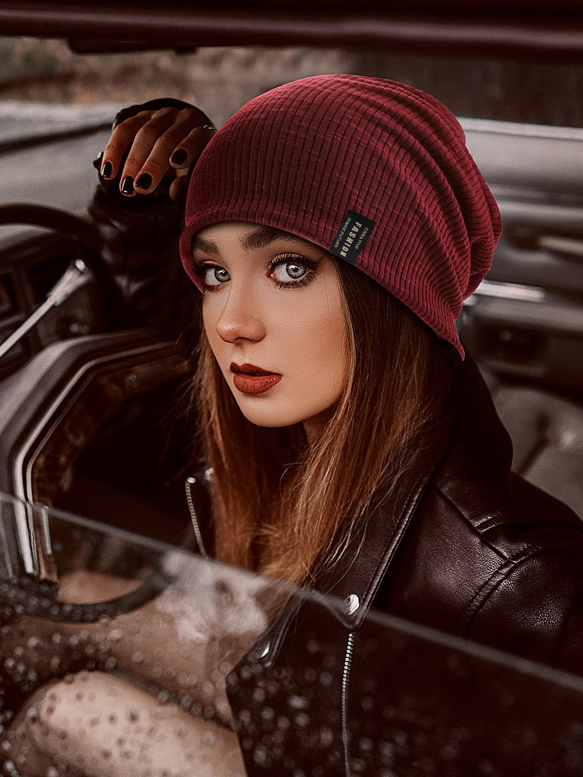 Trendy Stylish Knit Beanie Hat - Soft Breathable Stretchy Skull Cap for Men & Women - Perfect for Winter, Outdoor Sports & Casual Fashion