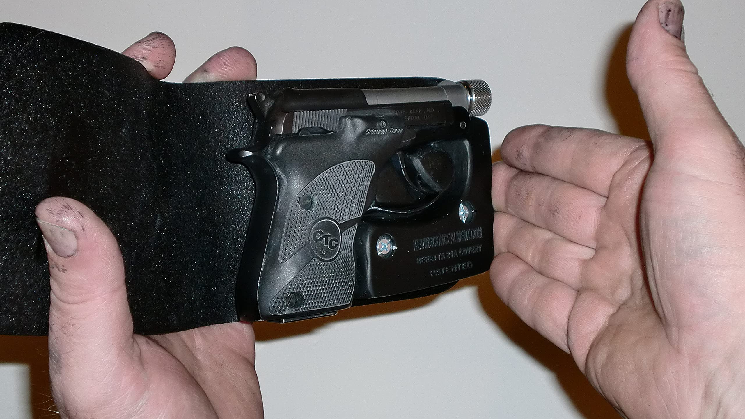 Leather Wallet Holster for Beretta Bobcat 21A - Concealed Carry Pistol Holder for Full Discreet Protection | Perfect for Everyday Carry, Travel & Personal Security