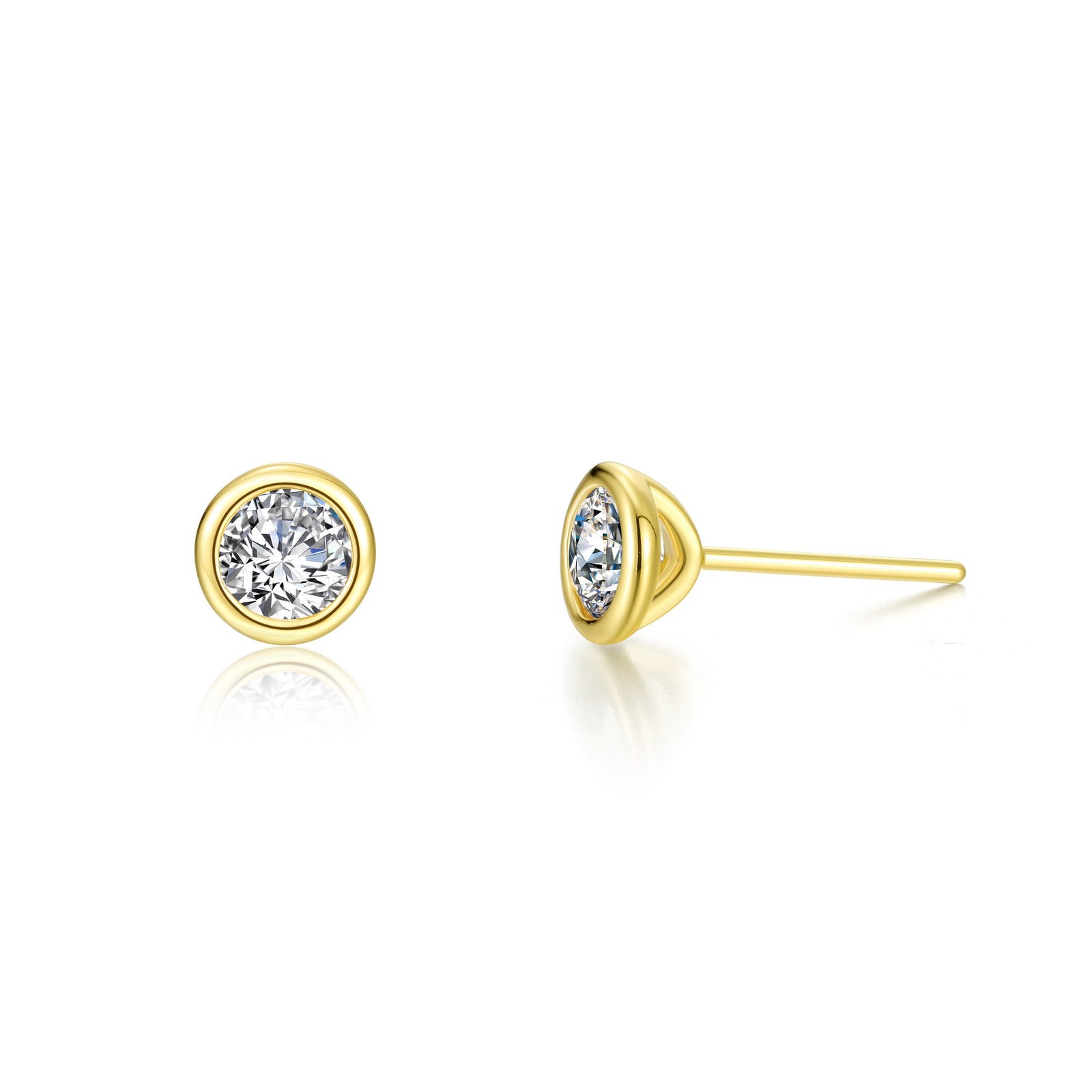 1.5 CTW Solitaire Stud Earrings - Elegant Diamond Earrings for Women, 14K White Gold Studs, Perfect for Weddings, Anniversaries & Everyday Luxury