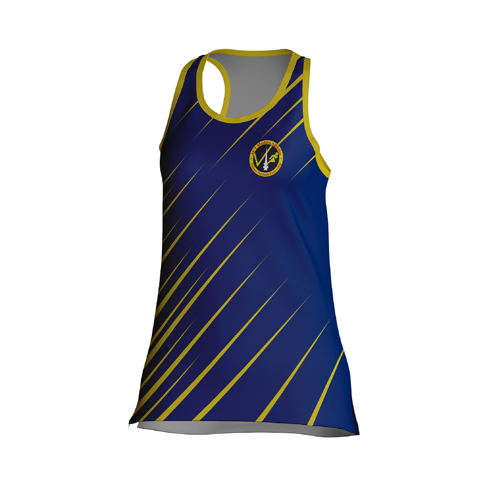 ACT Masters Athletics Women's Running Singlet - Lightweight & Breathable for Track & Field, Cross Country, and Workouts