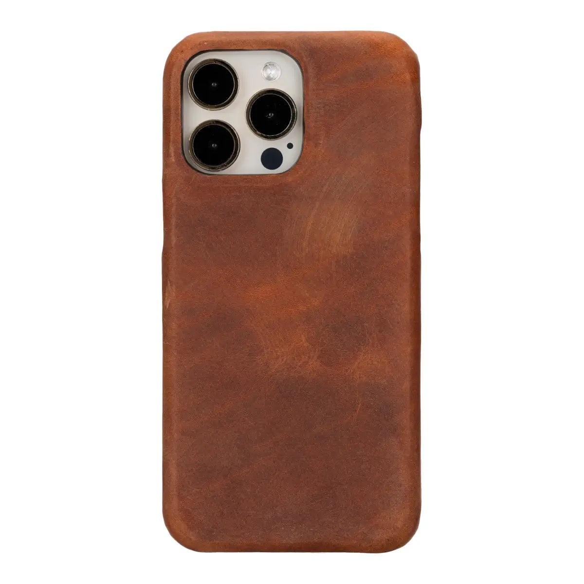 Distressed Brown Leather Luxury Wallet Case for iPhone 15 Pro Max - Premium RFID Protection & Card Slots - Perfect for Business, Travel & Everyday Use