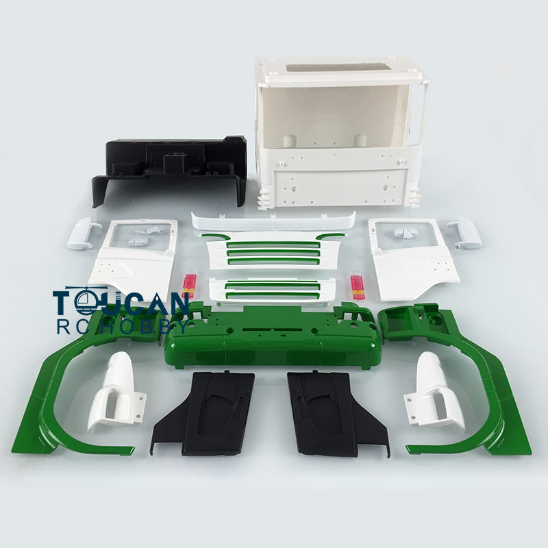 1/14 Scale TAMIYA RC Tractor Truck Highline Cabin Model Kit - DIY Painted Accessory for 3 Axle Radio Controlled Vehicles | Perfect for Hobbyists & Collectors | RC Truck Customization & Display Scenes