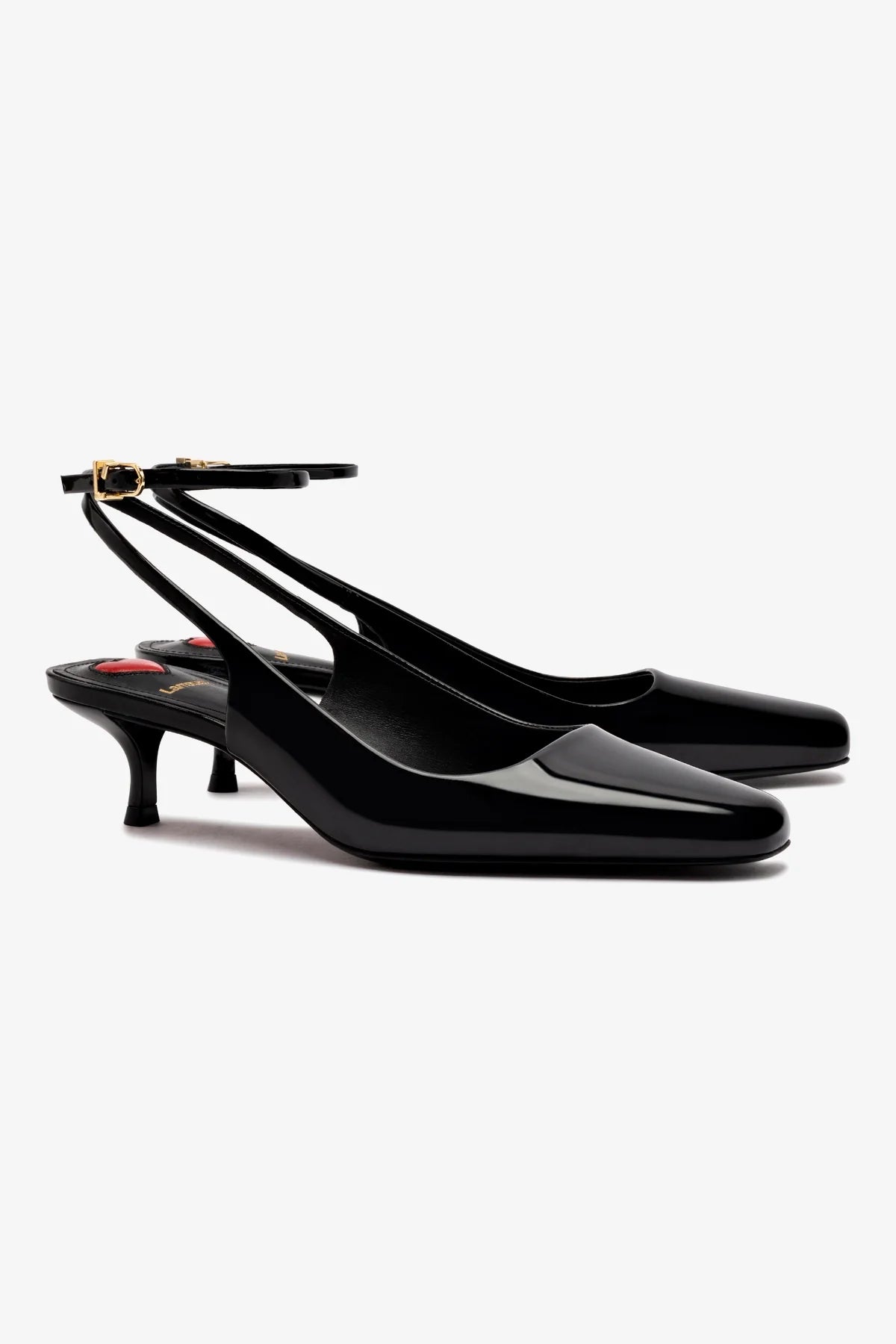 Amal Black Patent Leather Pump Shoes - Elegant High Heels for Women, Perfect for Office, Party & Formal Events