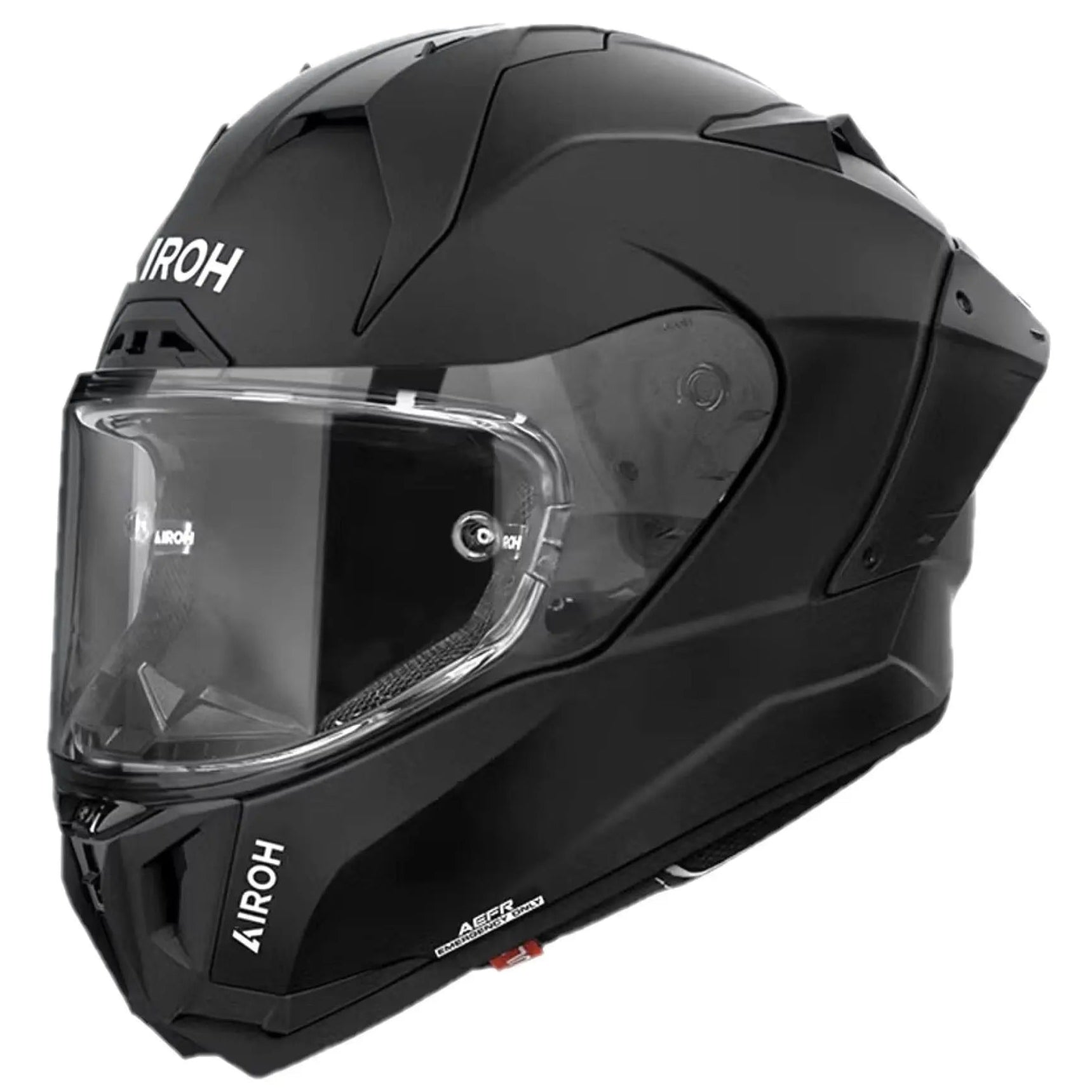 Airoh GP 800 Motorcycle Helmet - Matte Black Full Face Helmet for Street & Racing | Lightweight & DOT Certified | Perfect for Commuting, Touring & Track Days