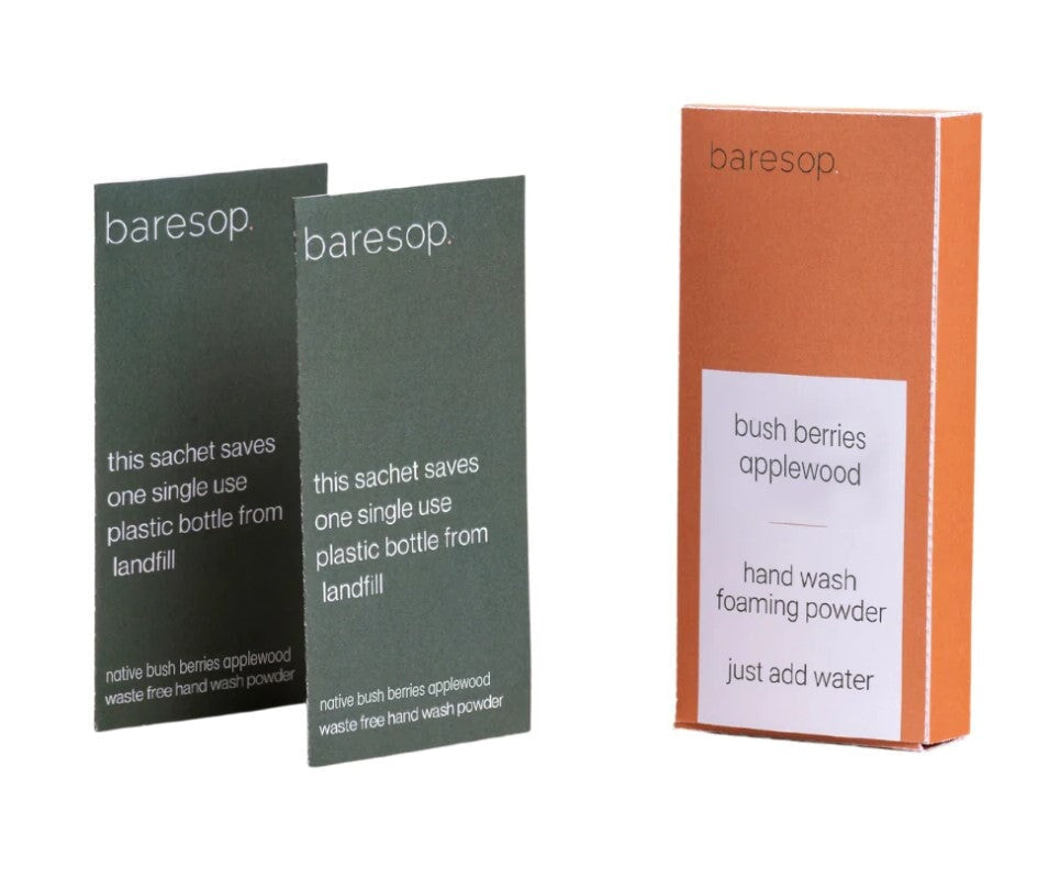 Baresop Refill Pack - Hand Wash Soap Refills in Bush Berries & Applewood Scent for Kitchen, Bathroom, and Office Use