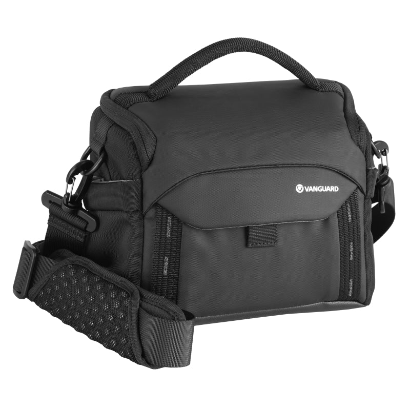 VEO 24M Black Camera Shoulder Bag - Waterproof DSLR/SLR Camera Case with Adjustable Strap for Photographers & Travel - Perfect for Outdoor Shooting, Travel Photography & Daily Use