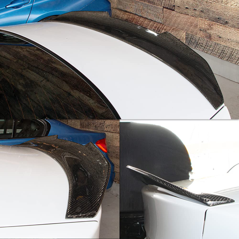 High-Performance Real Carbon Fiber Trunk Spoiler for BMW 3 Series E90 Sedan & E90 M3 (2005-2012) - Lightweight Aerodynamic Upgrade for Enhanced Style and Performance