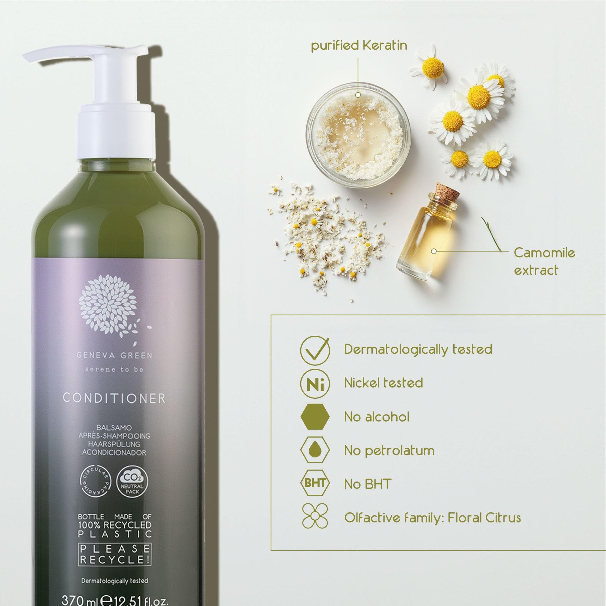 18 Pack Conditioner (370ml Each) in Eco-Friendly Recycled PET Bottles with Sealed Pump - Perfect for Salons, Spas & Home Hair Care Routines