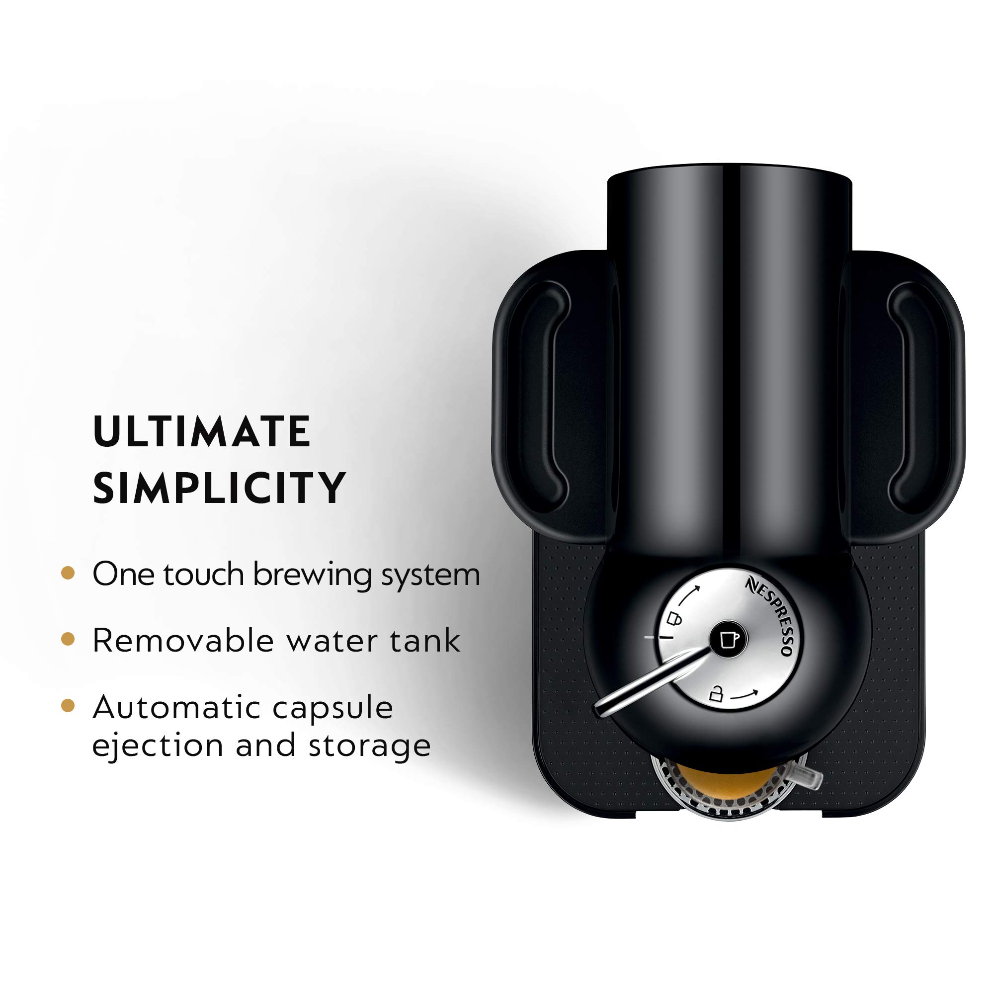 Breville Vertuo Coffee and Espresso Machine with Aeroccino Milk Frother - Black | Single-Serve Pod Brewer for Home & Office | Perfect for Espresso Lovers and Busy Mornings