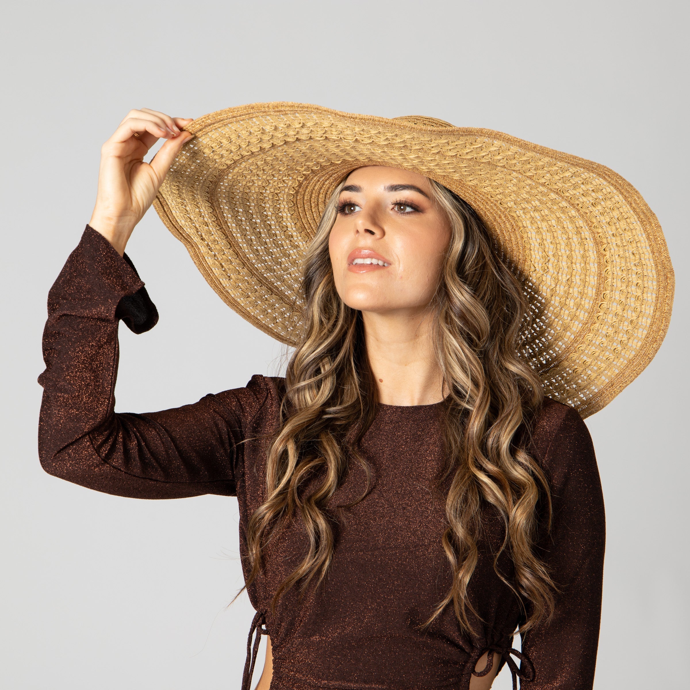 Floppy Hat for Instagram Photos - Trendy Wide Brim Sun Hat for Beach Vacations & Summer Outfits