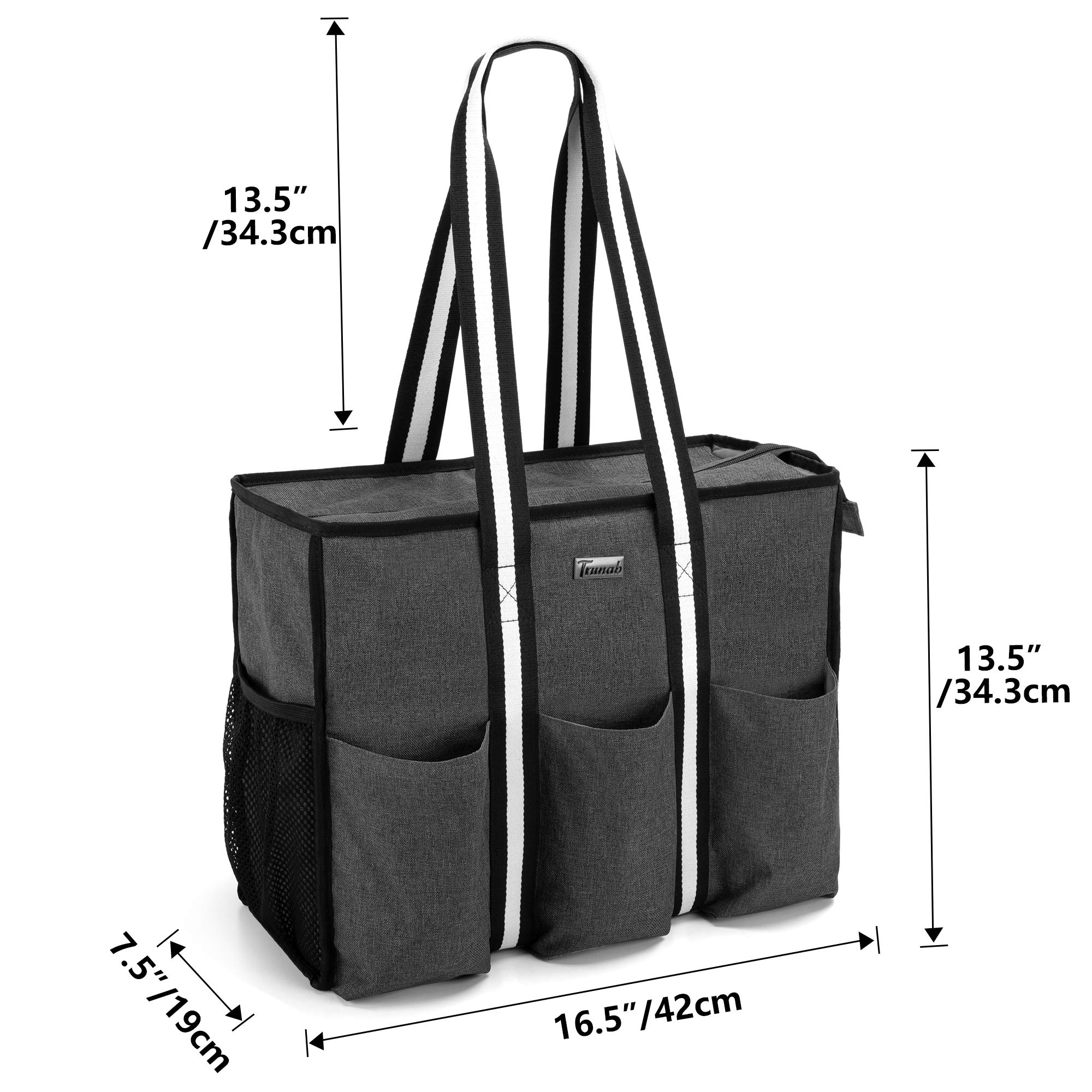 Trunab Durable Utility Tote Bag for Women - Professional Work Bag for Teachers & Nurses with 15.6