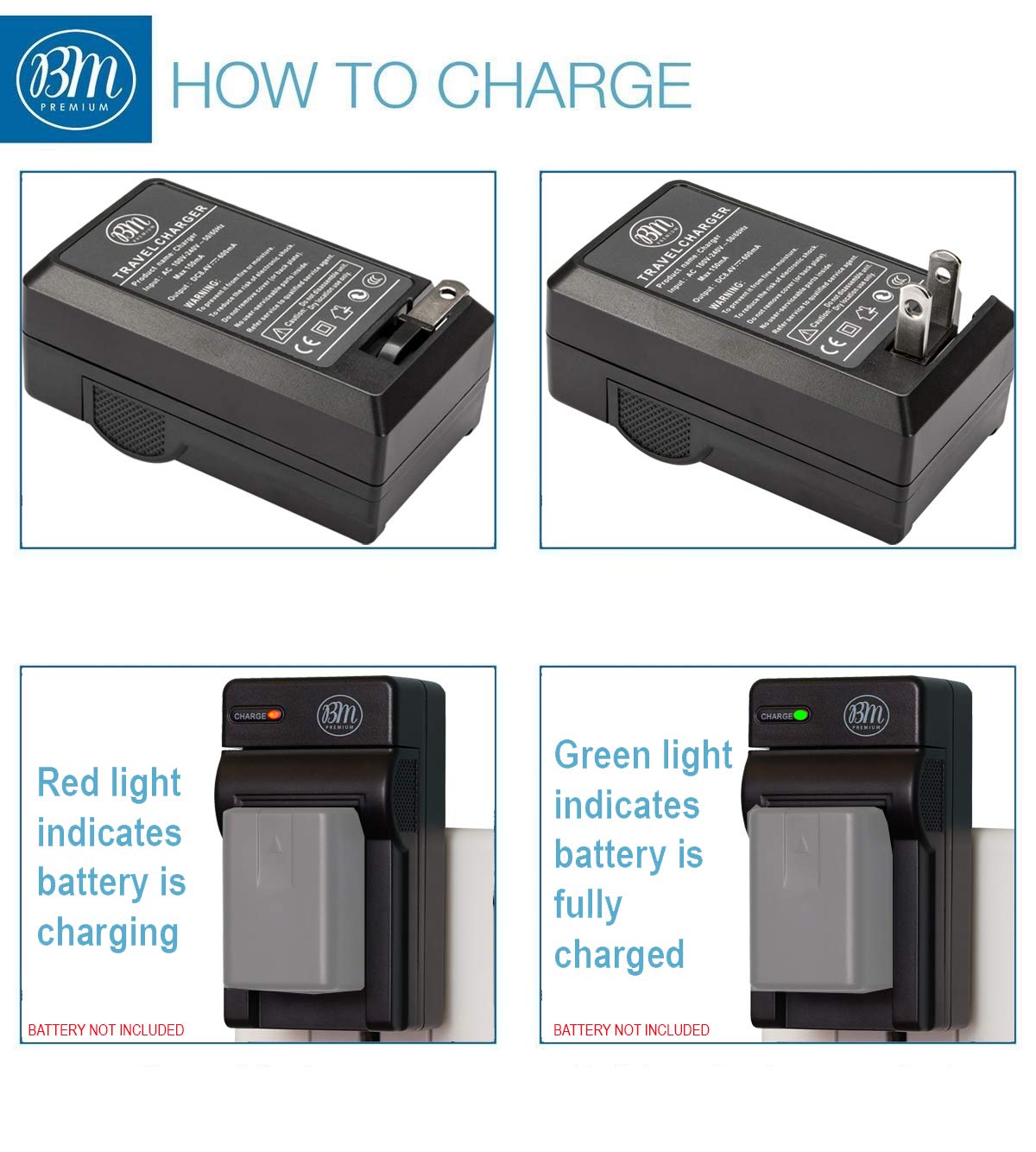 Panasonic HC-V Series Battery Charger VW-VBK180 VW-VBK360 VBT190 VBT380 - Compatible with HC-V100 V110 V130 V160 V180 V201 V210 V250 V380 V500 V510 V520 V550 V700 V710 V720 V750 V770 VX870 VX981 W580 W850 WXF991 Camcorders - Perfect for Travel, Vlogging, and Professional Video Recording