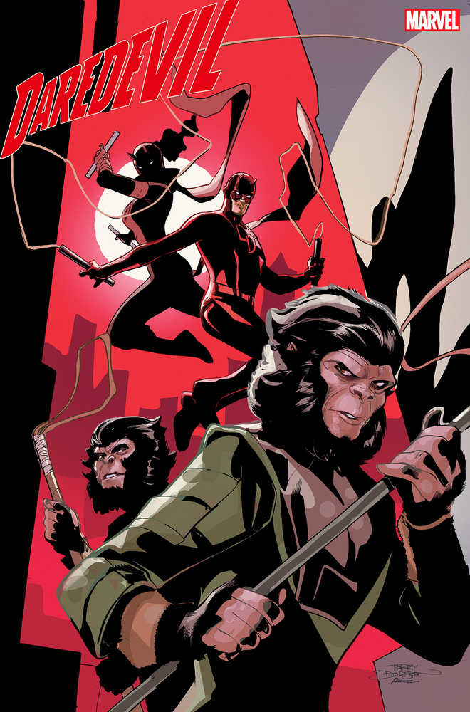 Daredevil #8 Comic Book - Dodson Planet of the Apes Variant Cover | Marvel Superhero Collectible for Fans & Comic Enthusiasts | Perfect for Display, Gifts & Comic Book Collections