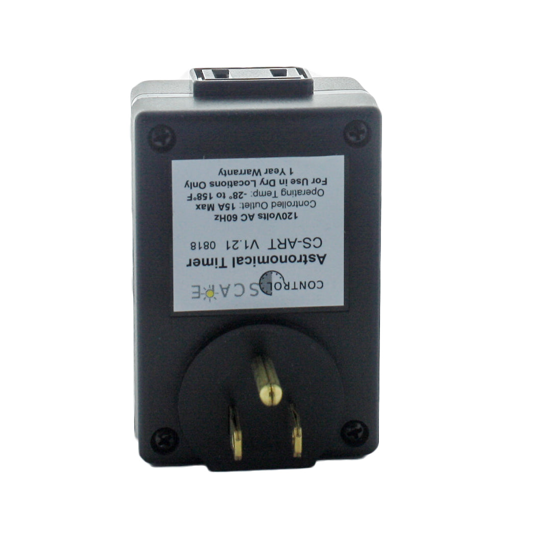 CS ART ControlScape Astronomical Relay Timer - Smart Outdoor Lighting Timer for Garden, Landscape & Pool Automation (Weatherproof, Energy Saving) - Perfect for Home, Backyard & Commercial Use