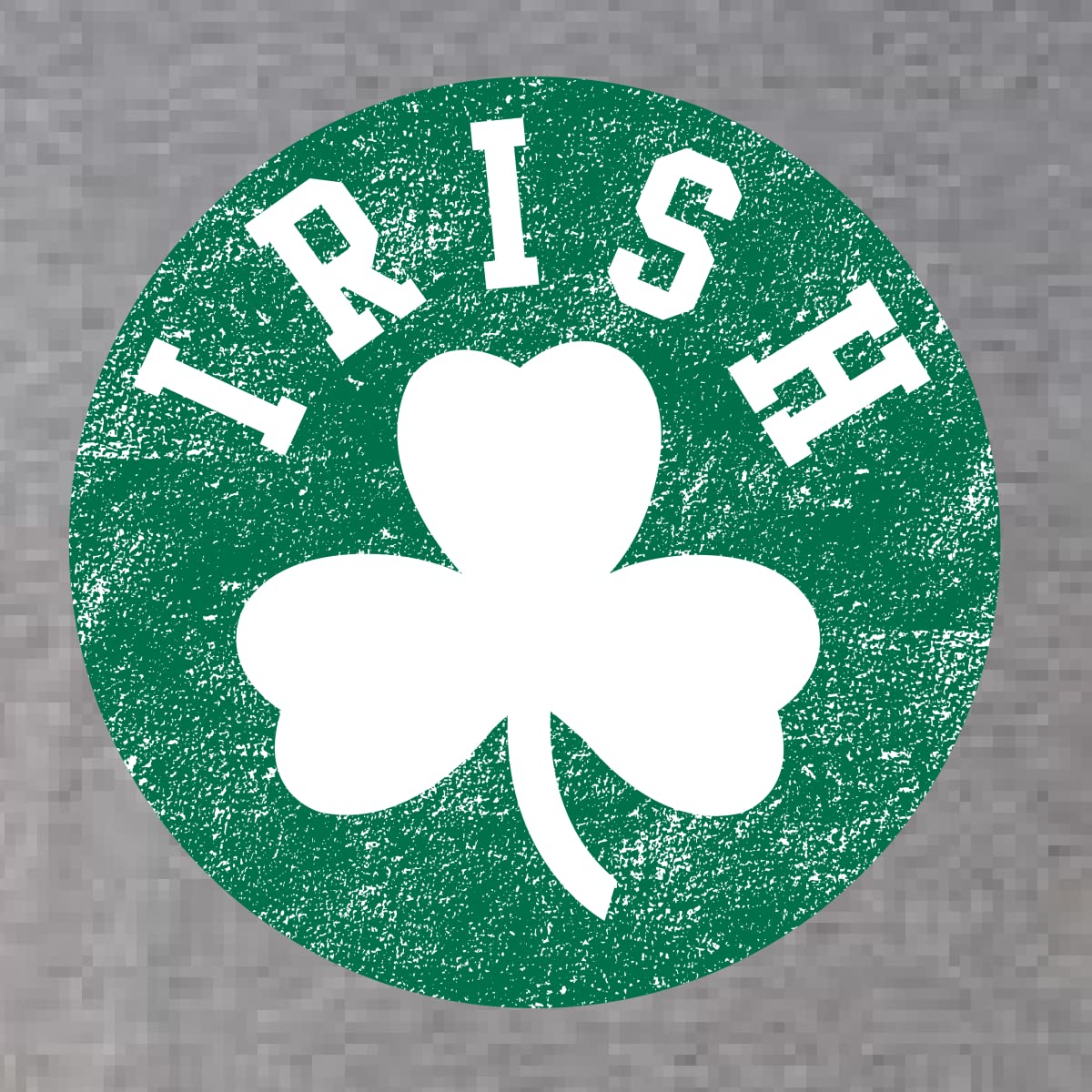 Vintage White Lucky Charm Irish Clover St. Patrick's Day Tri-Blend Racerback Tank Top - Perfect for St. Patrick's Day Parties, Irish Themed Events & Casual Summer Wear
