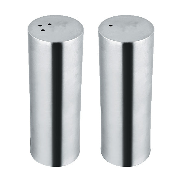 Arcata 070014 Round Salt and Pepper Shaker Set - 3.5