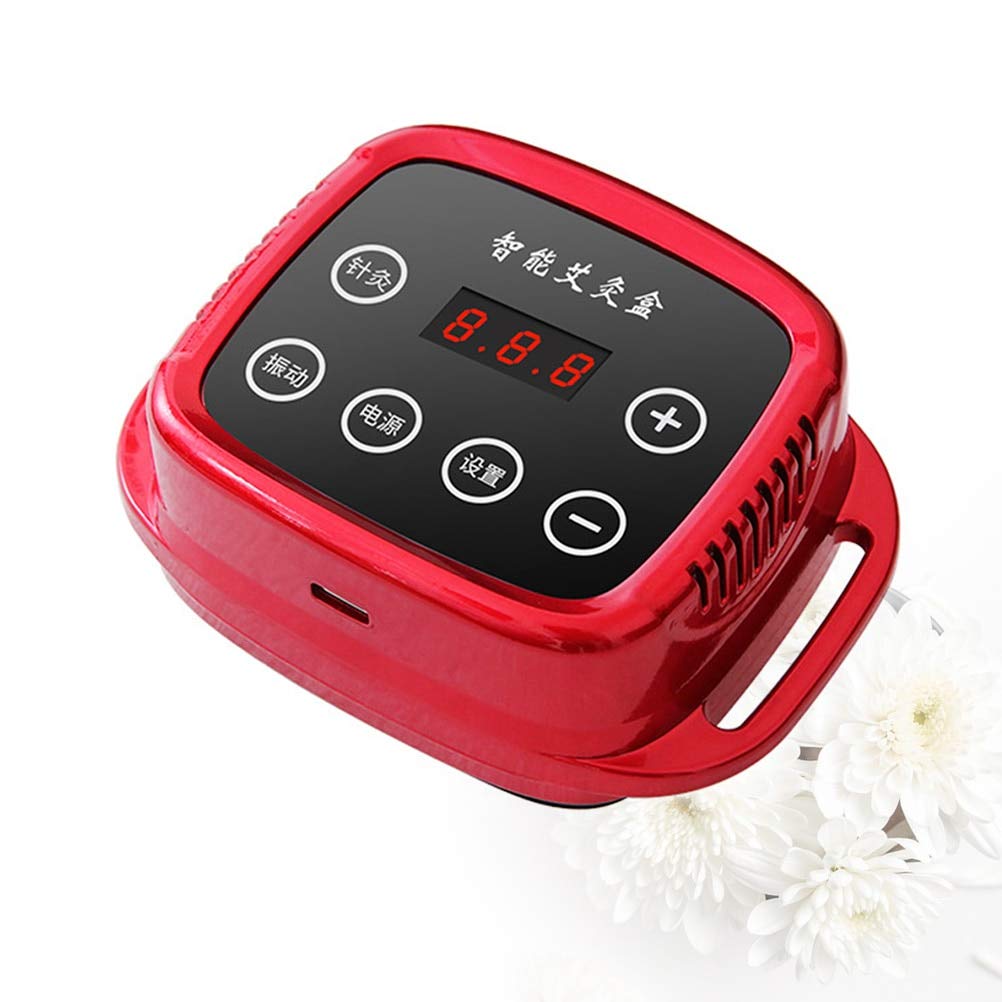 Intelligent Smokeless Moxibustion Box - Electronic Moxa Massager & Burner for Pain Relief & Acupuncture Therapy | Perfect for Home Use, Relaxation & Traditional Chinese Medicine Treatments