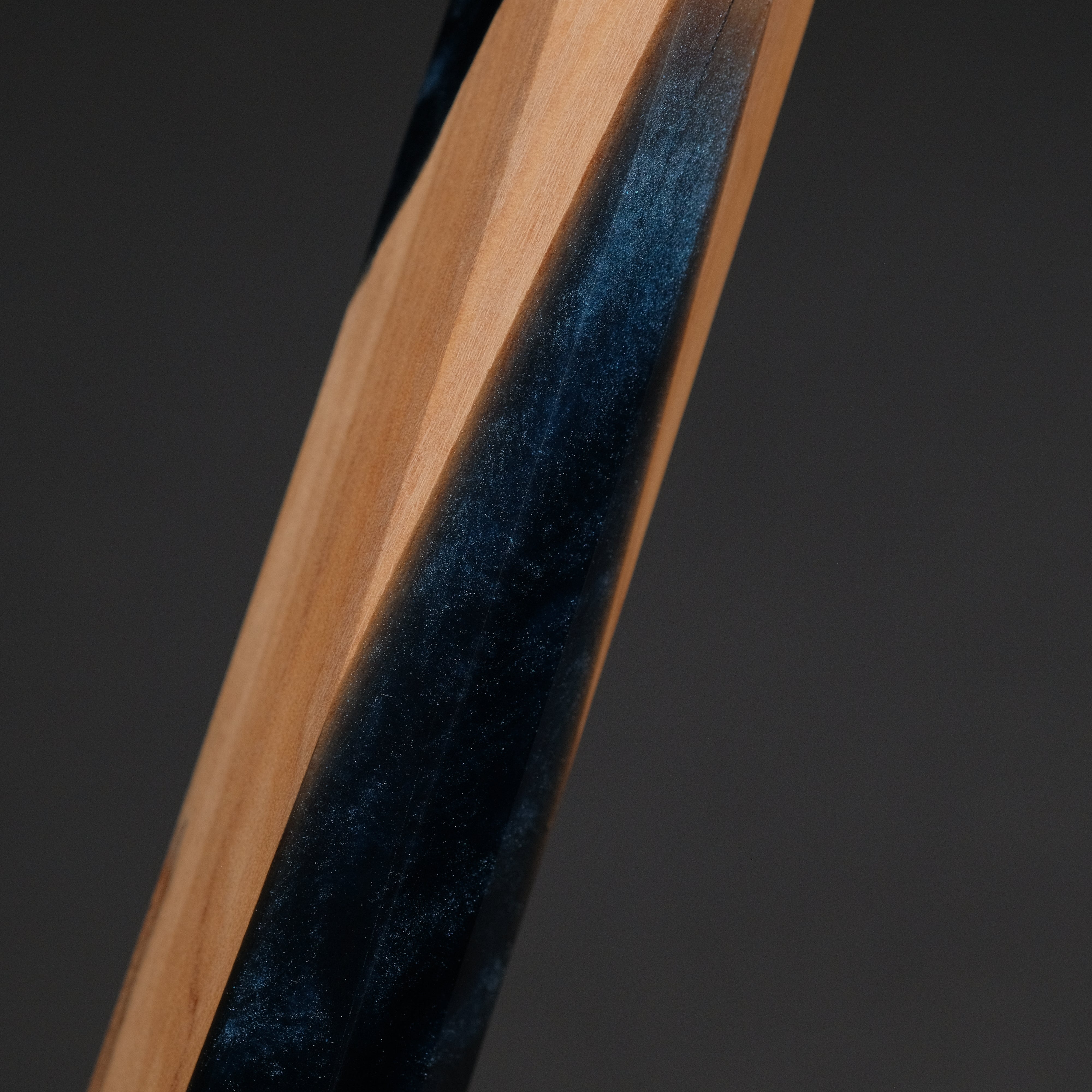 Premium Ajikataya White #2 Matsuba Damascus Hakata 180mm Kitchen Knife with Olive Wood & Resin Handle (#24) - Perfect for Sushi, Sashimi, and Japanese Cuisine Preparation