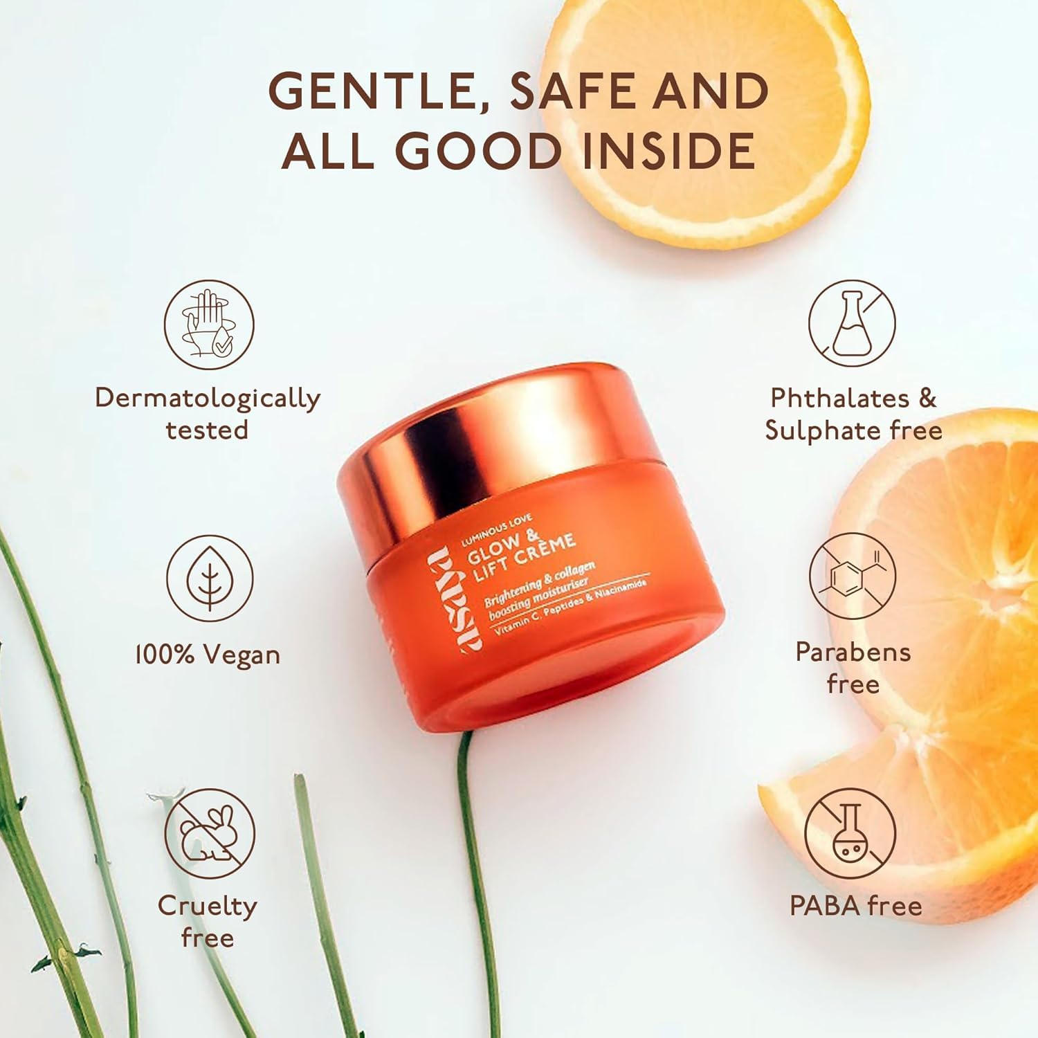 Asa...ya Vitamin C Moisturizer with Niacinamide & Peptides - Hydrating Face Cream for Glowing Skin | Brightening & Anti-Aging Formula for Barrier Repair & Even Skin Tone | Collagen Boosting Daily Moisturizer | 50g (1.69 fl oz) 2-Pack | Perfect for Morning & Night Skincare Routine
