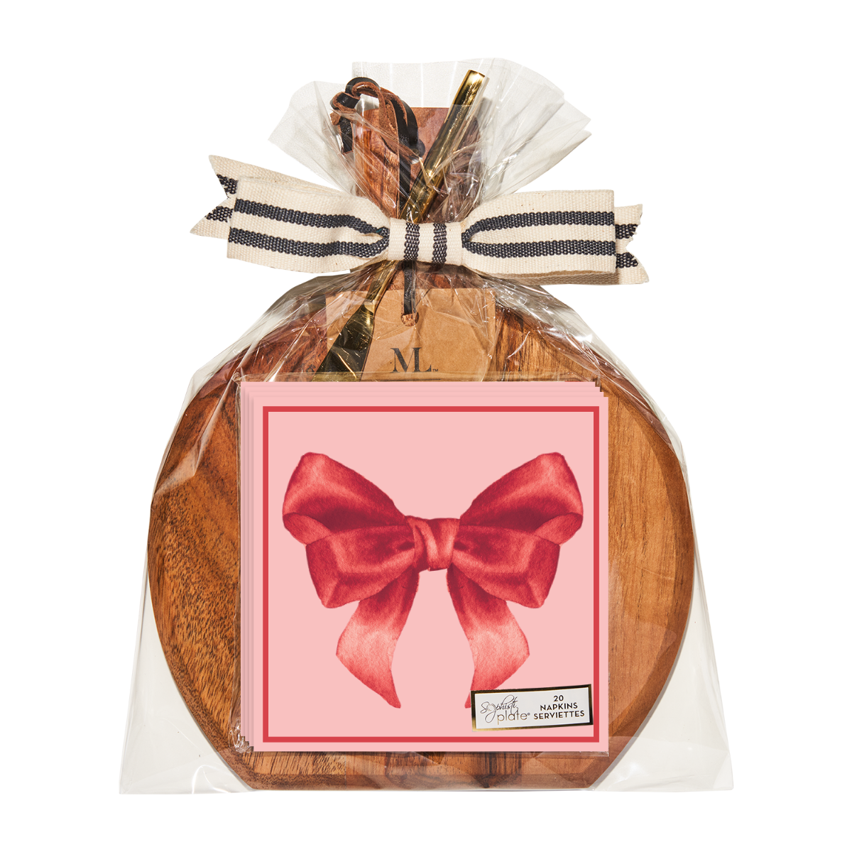 9.75 x 8 Inch Pink Bow Gift Board Kit - Perfect for Party Favors, Wedding Decorations & DIY Craft Projects