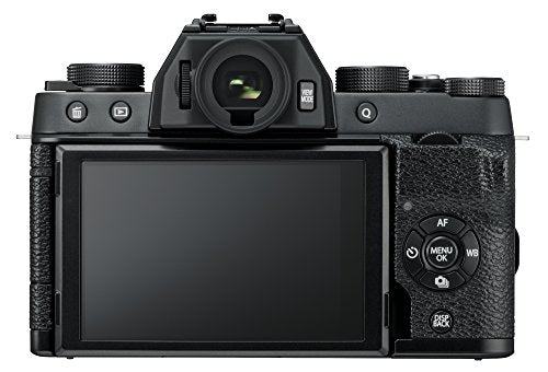 Fujifilm X-T100 Mirrorless Digital Camera Body (Black) - Compact & Lightweight for Travel, Vlogging & Street Photography