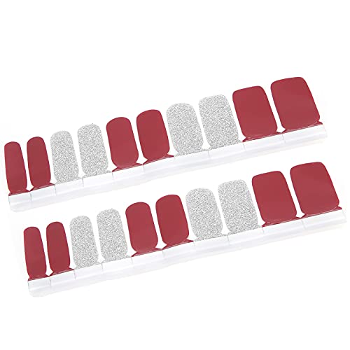 Waterproof Nail Art Stickers - 30 Pack Self-Adhesive Nail Wraps for Women & Girls | 20PCS Nail Polish Stickers for Home, Salon & Party Use | Long-Lasting Nail Decoration for Daily Wear & Special Occasions