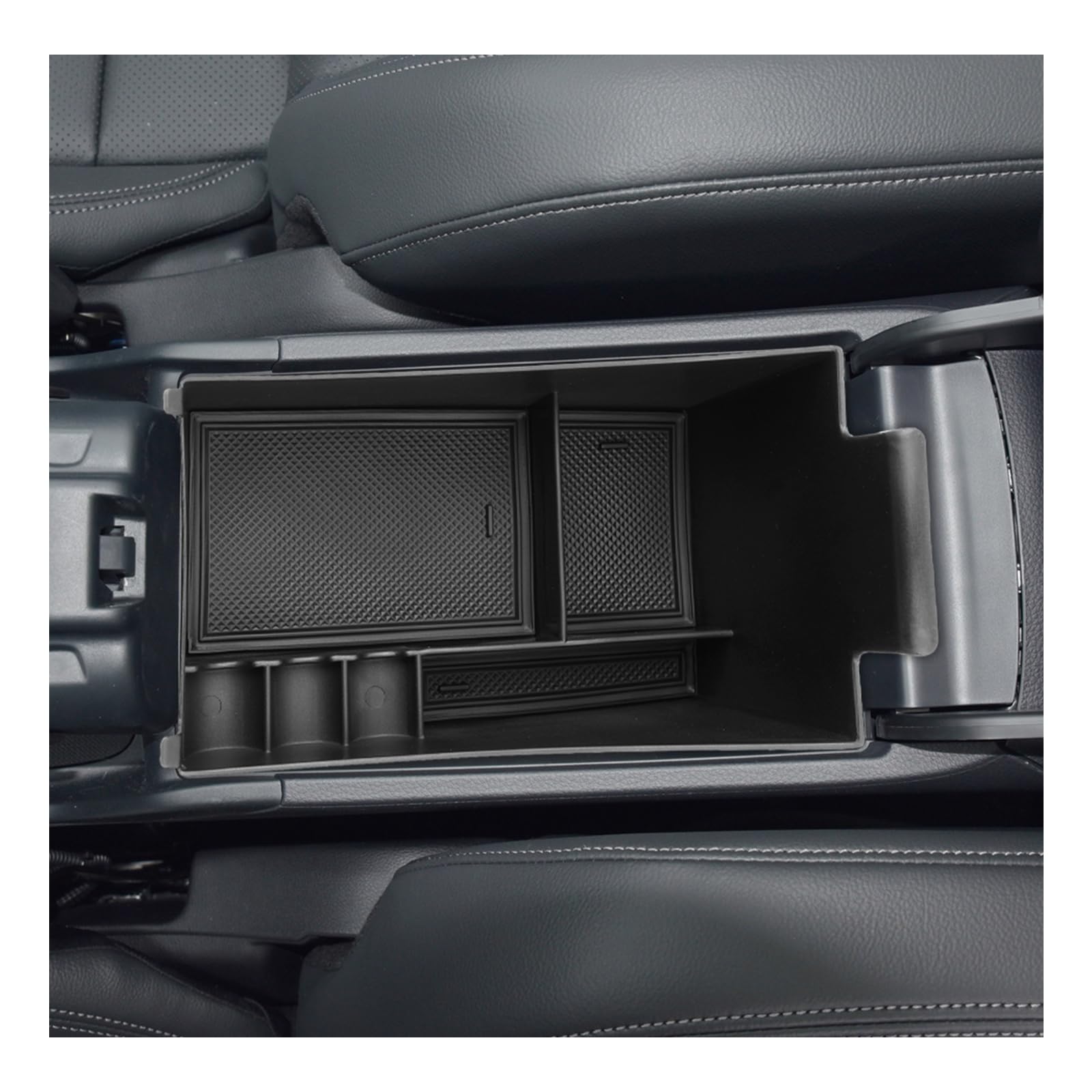 2023-2025 Honda HR-V Center Console Organizer Tray - Black Armrest Storage Box Accessory for HRV HR-V | Perfect for Car Organization & Road Trips