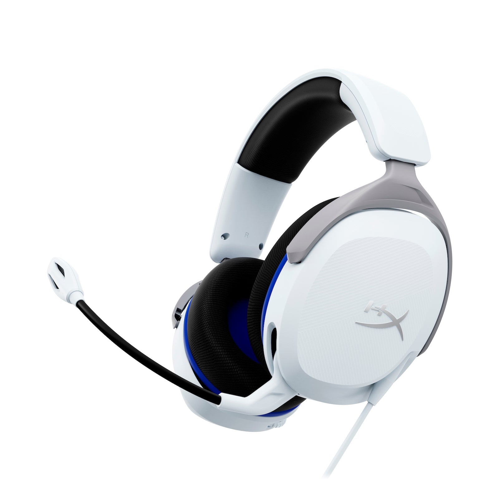 HyperX Cloud Stinger 2 Core White Gaming Headset for PS5 & PS4 - Lightweight Comfort & Crystal Clear Audio for Competitive Gaming & Long Play Sessions