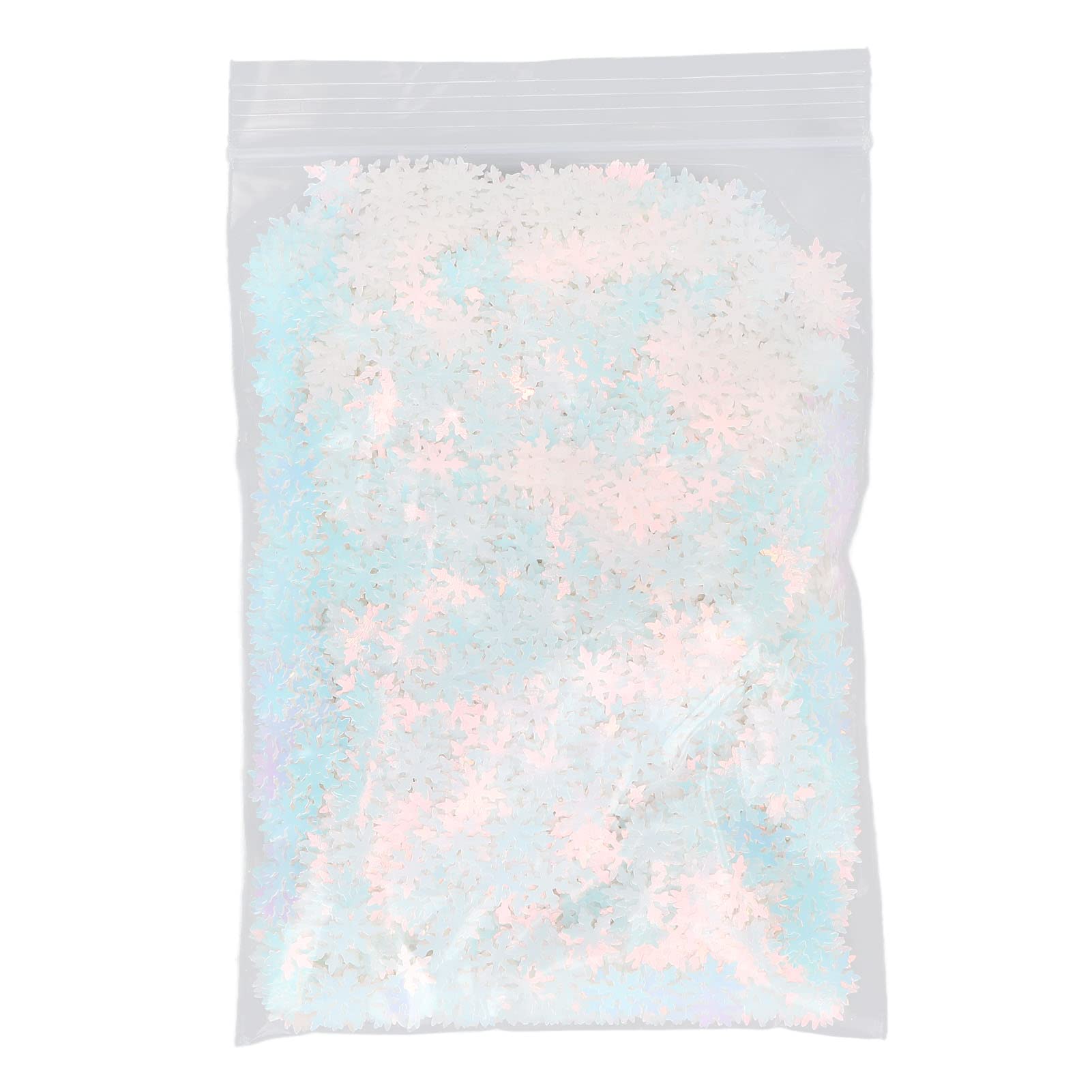 1.8oz Snowflake Shaped Nail Glitter - Shiny Holo Nail Art Sequins & Paillette Decorations for Manicure, Party Nails - Perfect for Christmas, Winter Nail Designs & DIY Nail Art