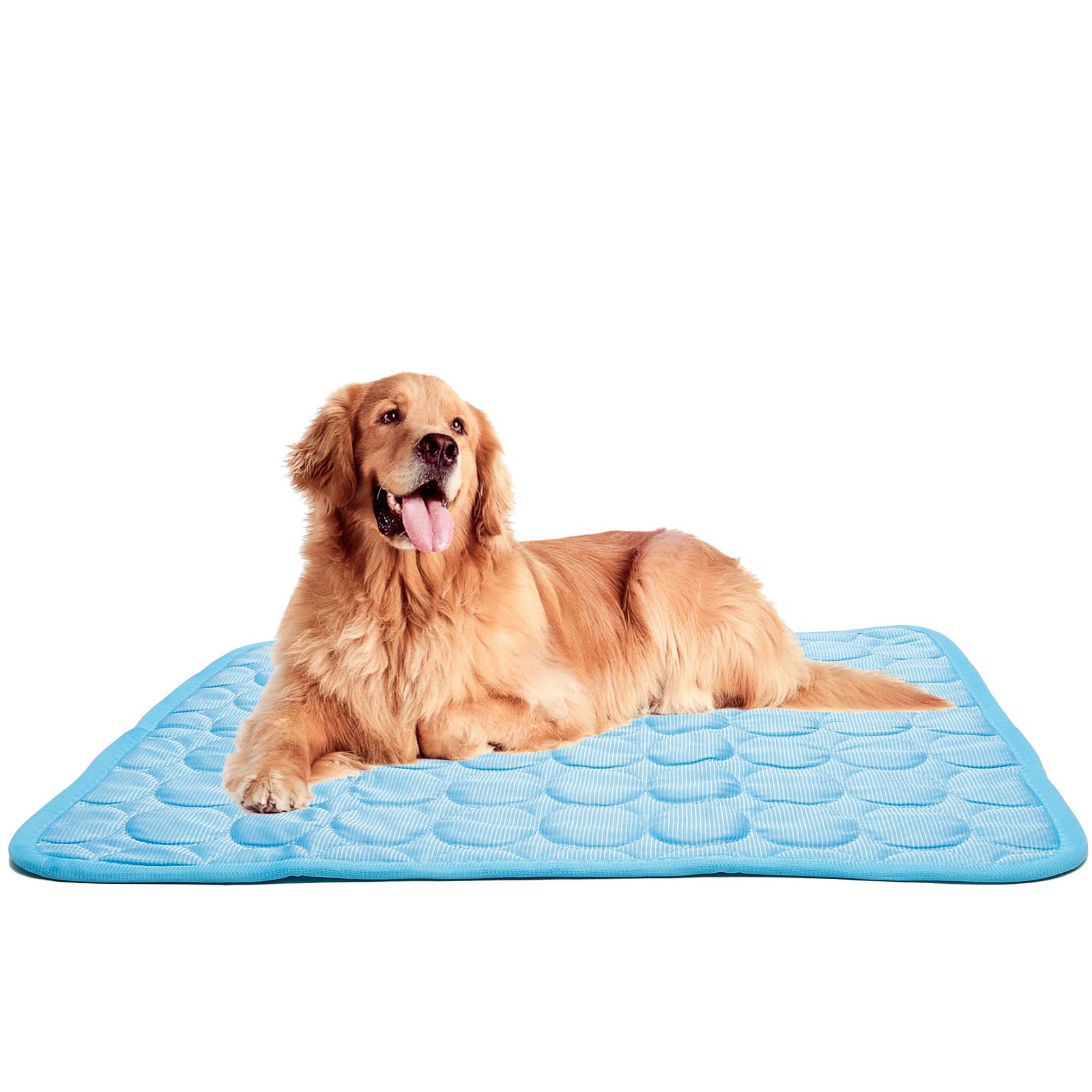 Premium Dog & Cat Cooling Mat - Self Cooling Pet Pad for Hot Weather - Portable & Reusable for Indoor & Outdoor Use - Perfect for Travel, Camping, and Home Comfort