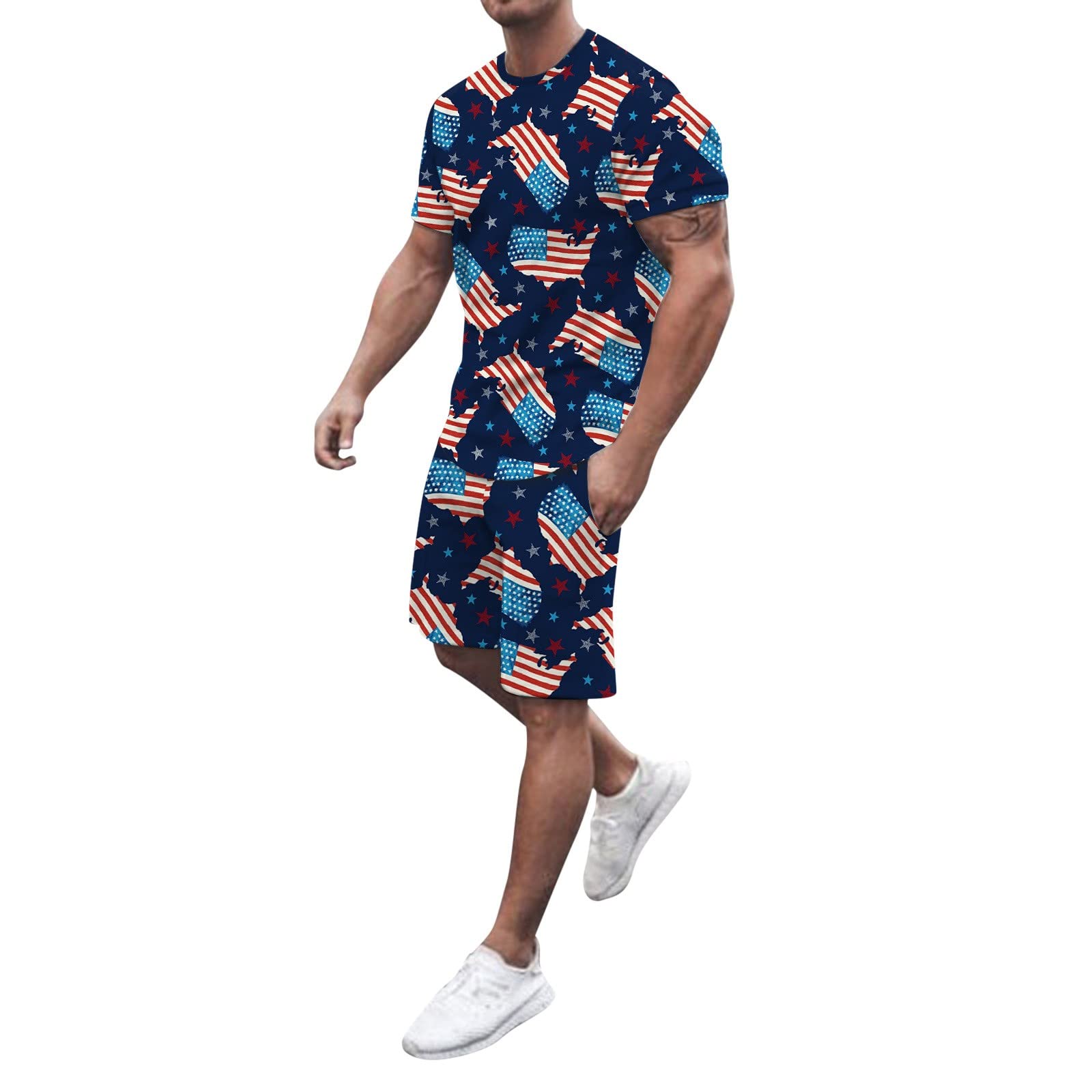 Men's 2-Piece Shorts Sets - Casual Athletic Sweatsuit & Tracksuit Outfit | Activewear for Gym, Running, Sports & Lounge Wear | Summer Comfort & Style