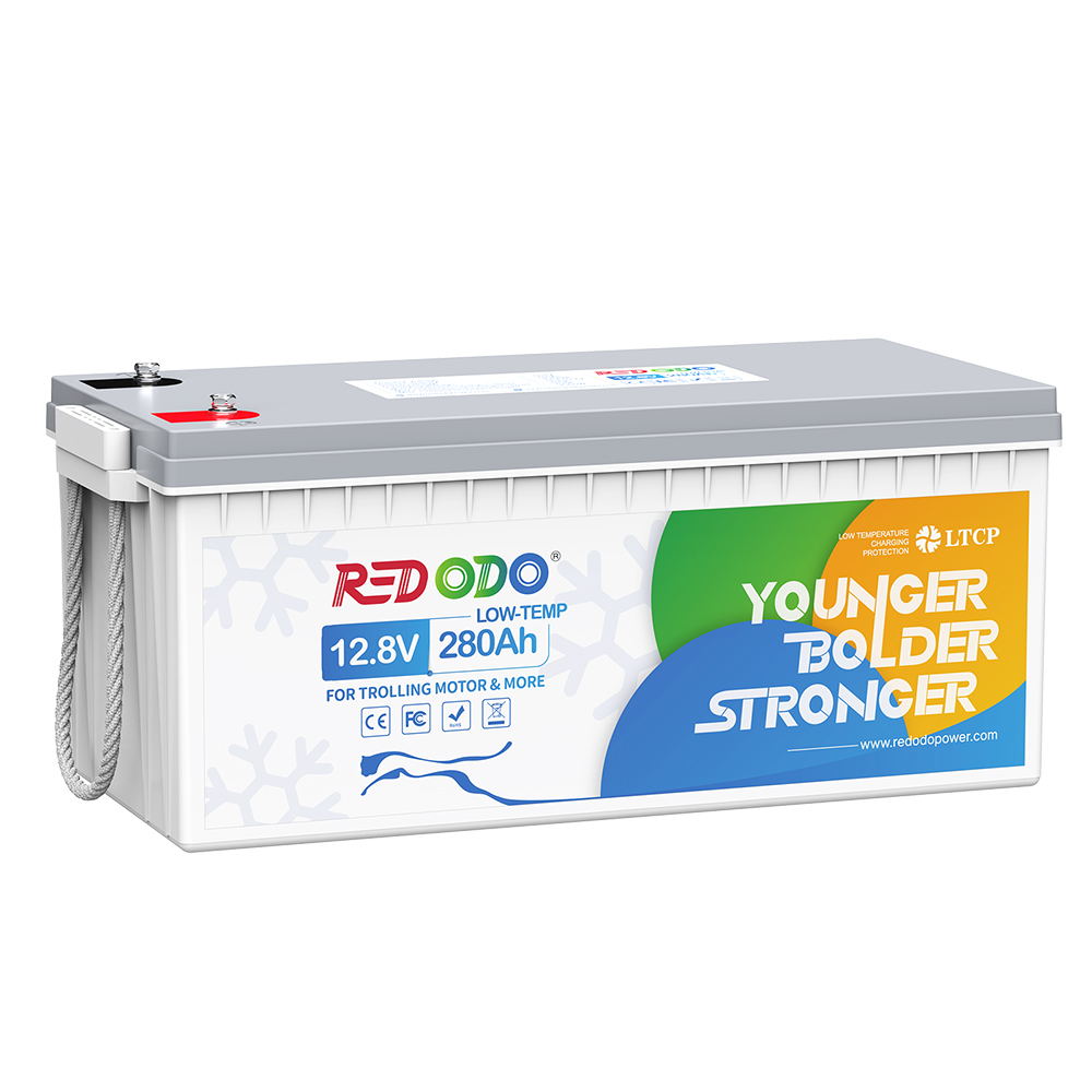Redodo 12V 280Ah LiFePO4 Deep Cycle Battery with Low Temperature Protection - Perfect for RV, Marine, Solar Power Systems & Off-Grid Applications | Long-Lasting Lithium Iron Phosphate Battery for Camping, Boating & Renewable Energy Storage
