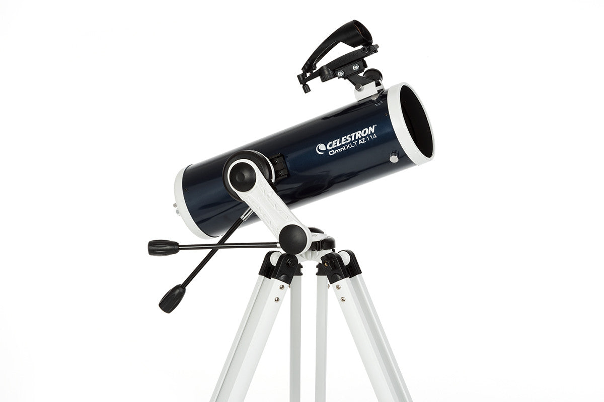 Omni XLT AZ 114 Telescope - Premium Refractor Telescope for Astronomy Beginners | Perfect for Stargazing, Moon Observation & Backyard Exploration