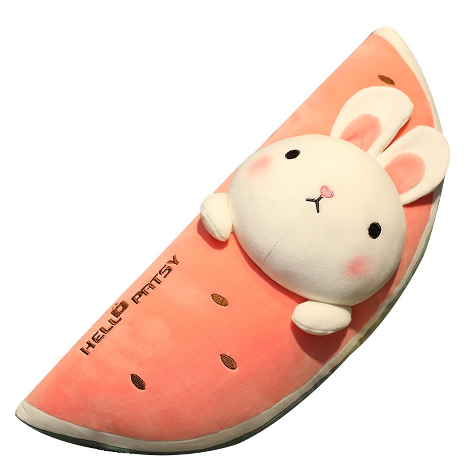 Cute Watermelon Plush Toy for Girls - 43 Inch Soft Stuffed Animal Doll, Hugging Pillow Gift for Kids | Perfect for Birthday, Valentine's Day, Christmas & Bedtime Comfort