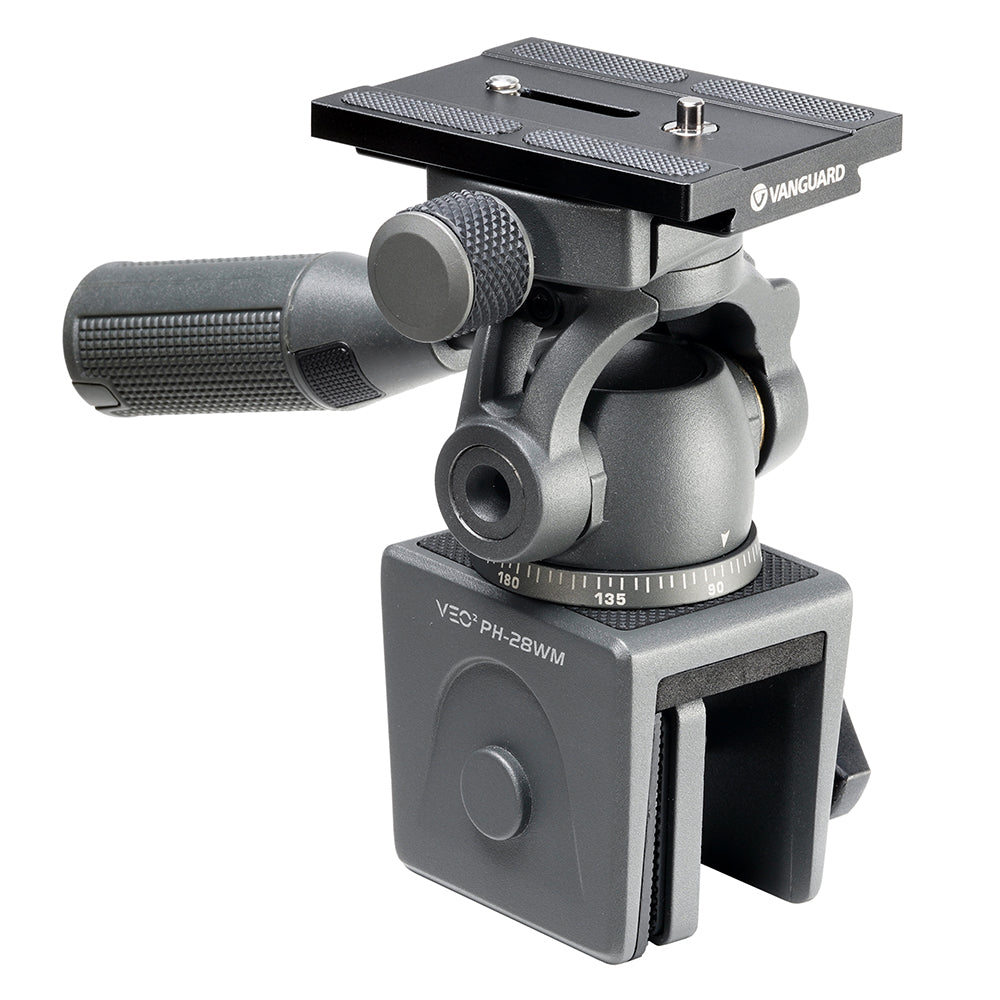 VEO 2 PH 28WM Universal Window Mount with 2-Way Pan Head & Arca Compatible Quick Release Shoe - Perfect for Car Photography, Wildlife Shooting and Travel Vlogging