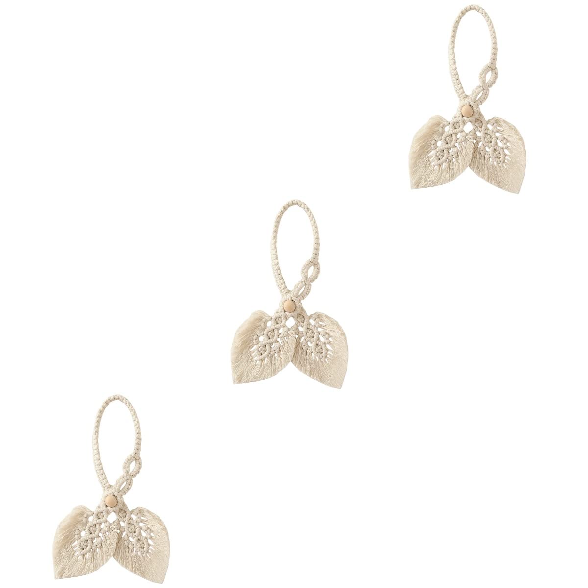 3 Pack Bohemian Style Curtain Tiebacks - Decorative Window Holdbacks for Living Room, Bedroom - Perfect for Home Decor, Wedding & Party Decorations