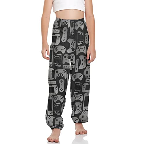 Wireless Gaming Controller Sweatpants for Men & Women - Comfortable Jogger Pants with Pockets - Perfect for Gaming, Lounge Wear & Casual Outfits