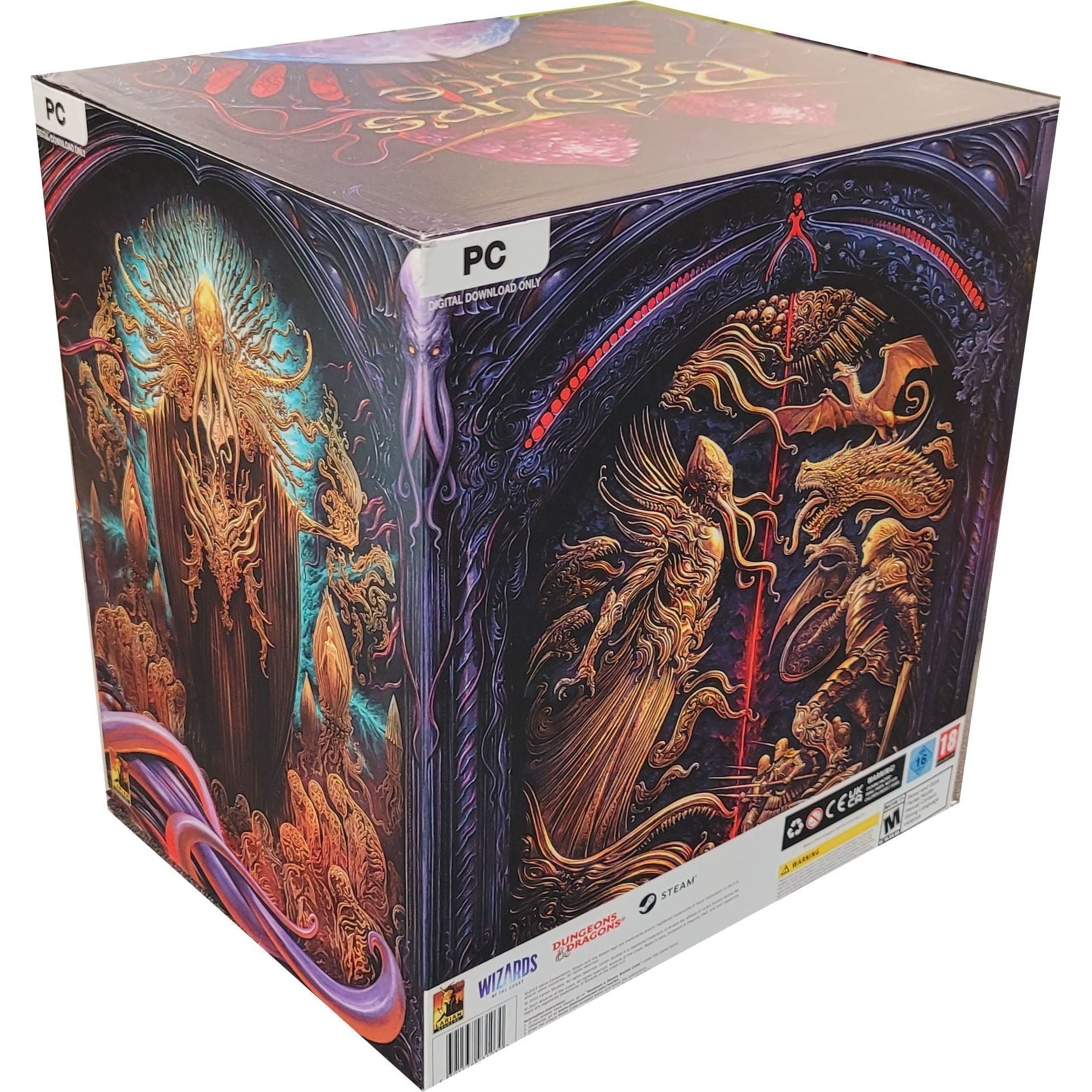 Baldur's Gate 3 Collector's Edition - Exclusive Collectibles, Art Book & Steelbook Case (No Game Included) - Perfect for RPG Fans & Fantasy Collectors