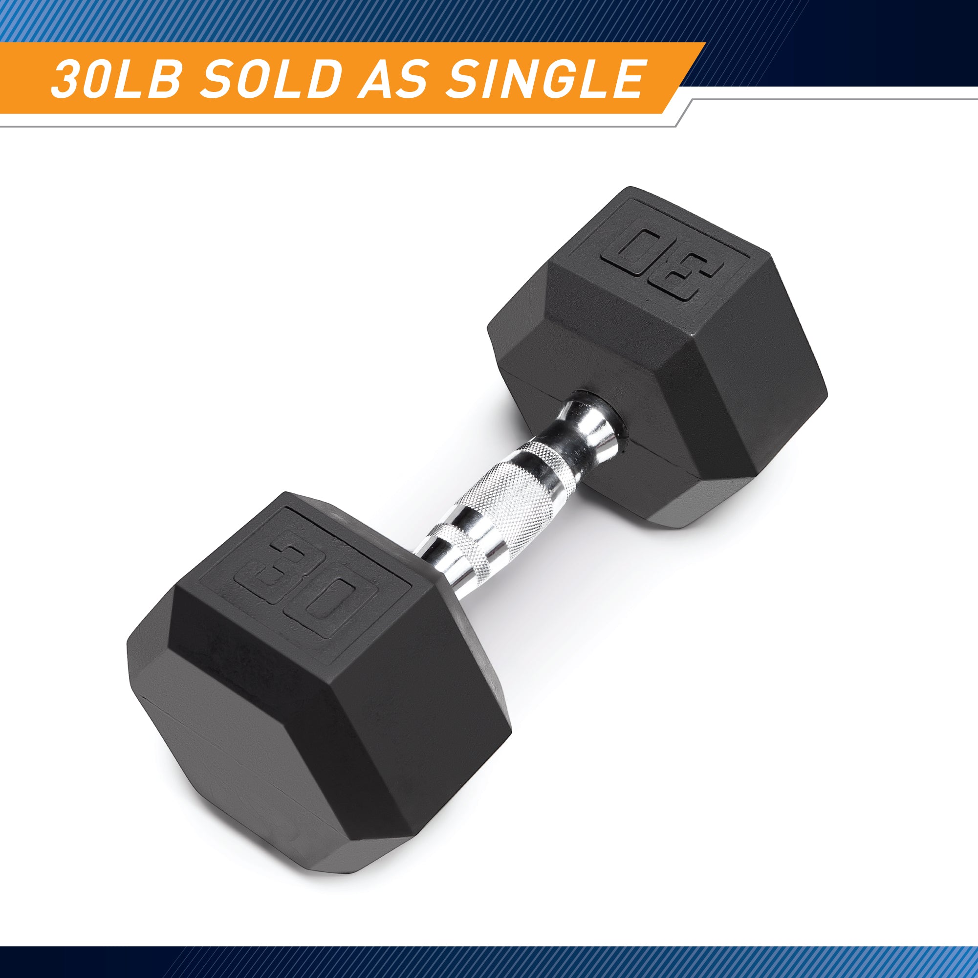 Marcy 30lb Rubber Hex Dumbbell Set - Heavy Duty Workout Equipment for Home Gym, Strength Training & CrossFit | Durable Non-Slip Grip for Weight Lifting, Bodybuilding & Fitness Routines