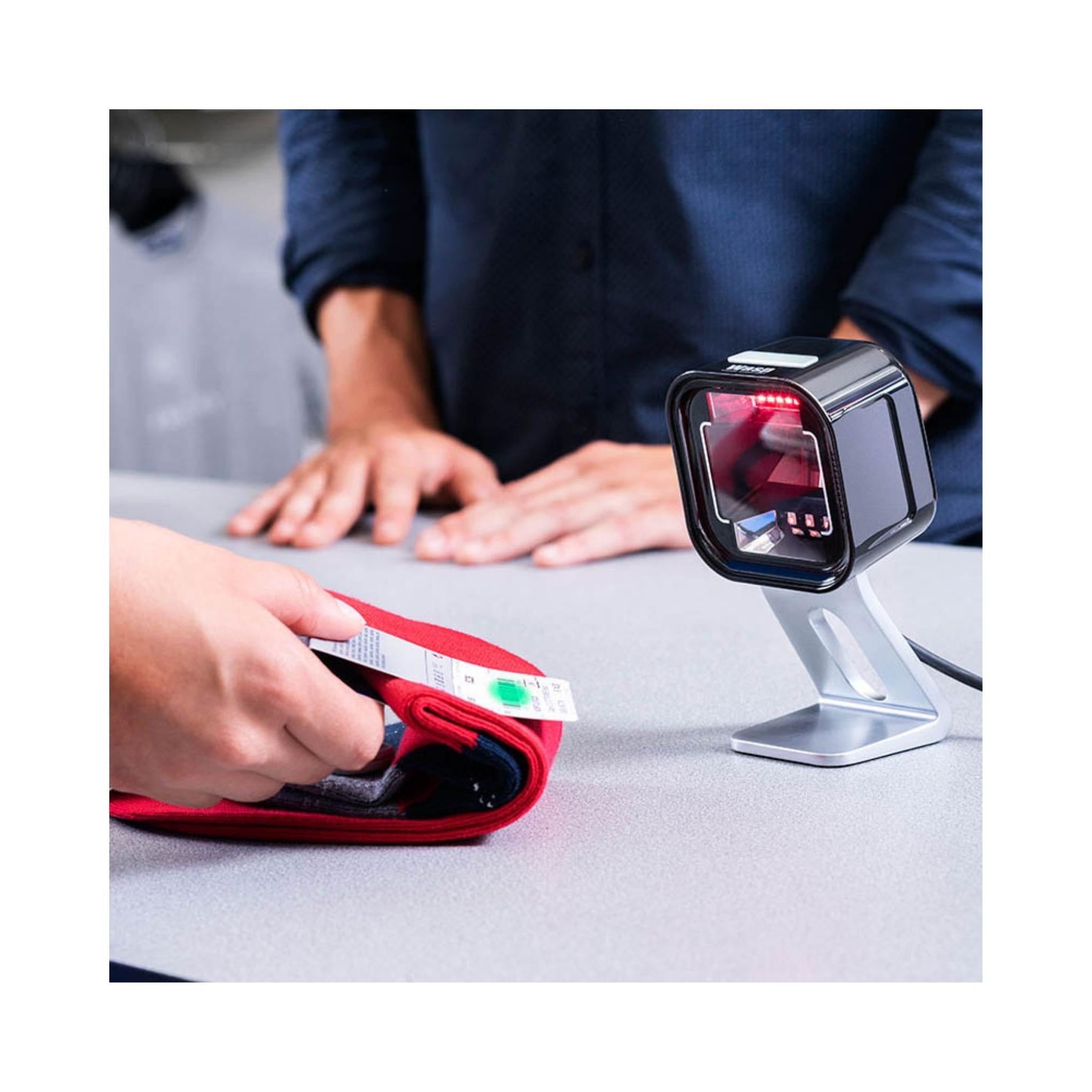 Wasp WPS1500 Omnidirectional Barcode Scanner - High-Speed USB Wireless Barcode Reader for Retail, Warehouse & Inventory Management - Perfect for Supermarkets, Logistics and POS Systems