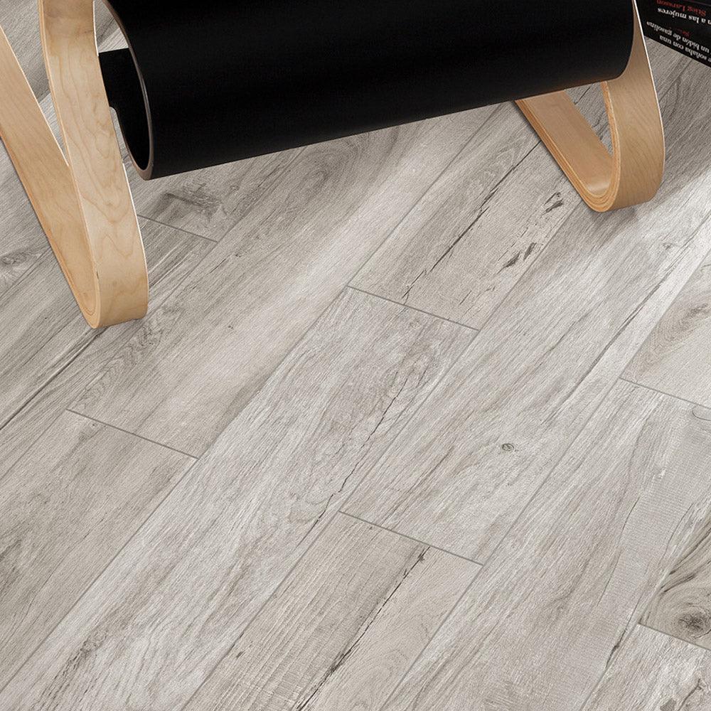 Premium Oxford Grey 1200x200mm Matte Wood Look Porcelain Floor Tile - Perfect for Living Room, Bedroom & Kitchen Flooring