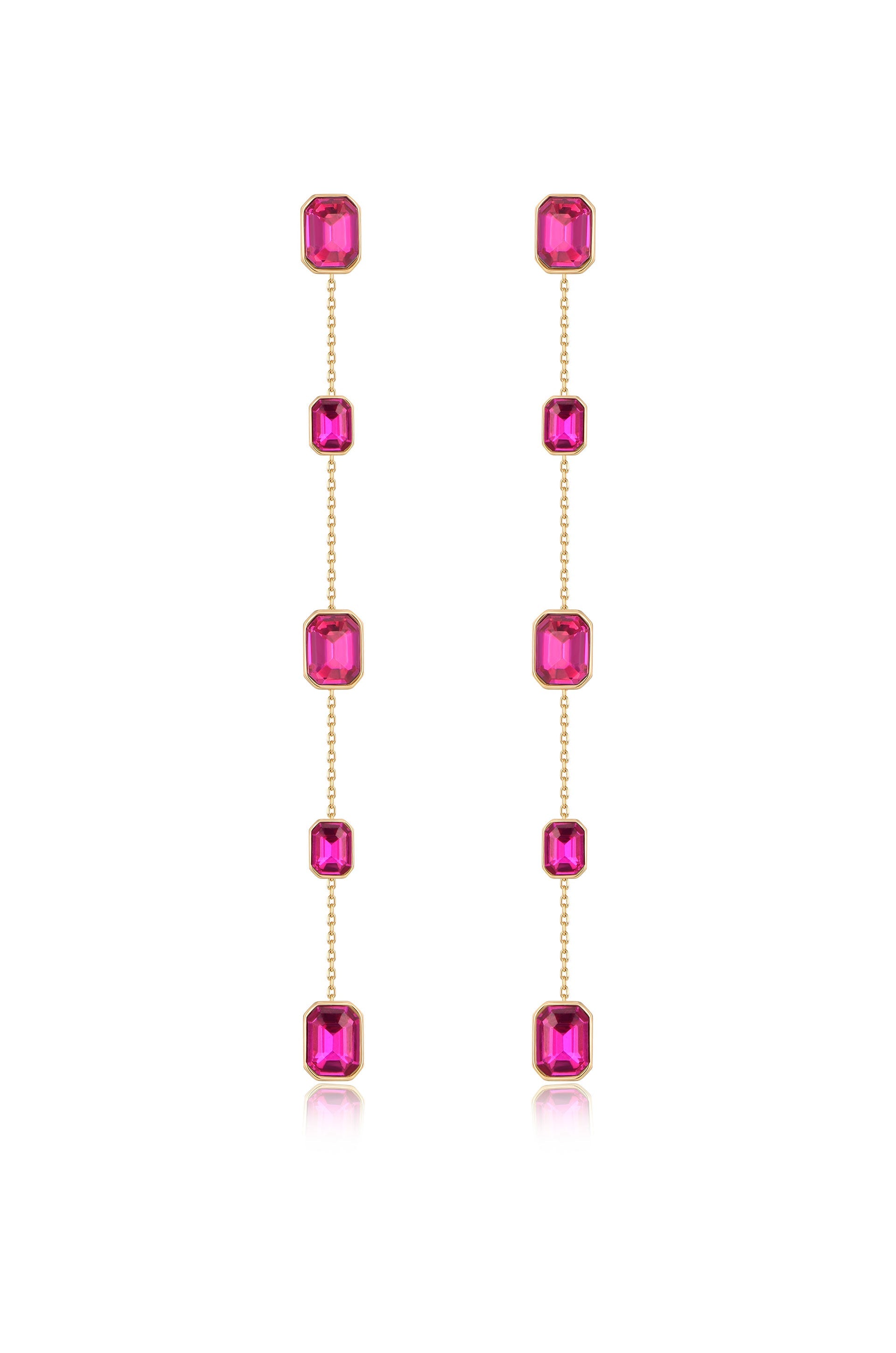 Elegant Crystal Dangle Earrings for Women - Sparkling Rhinestone Drop Earrings for Party, Wedding & Evening Wear - Fashion Jewelry Gift for Her